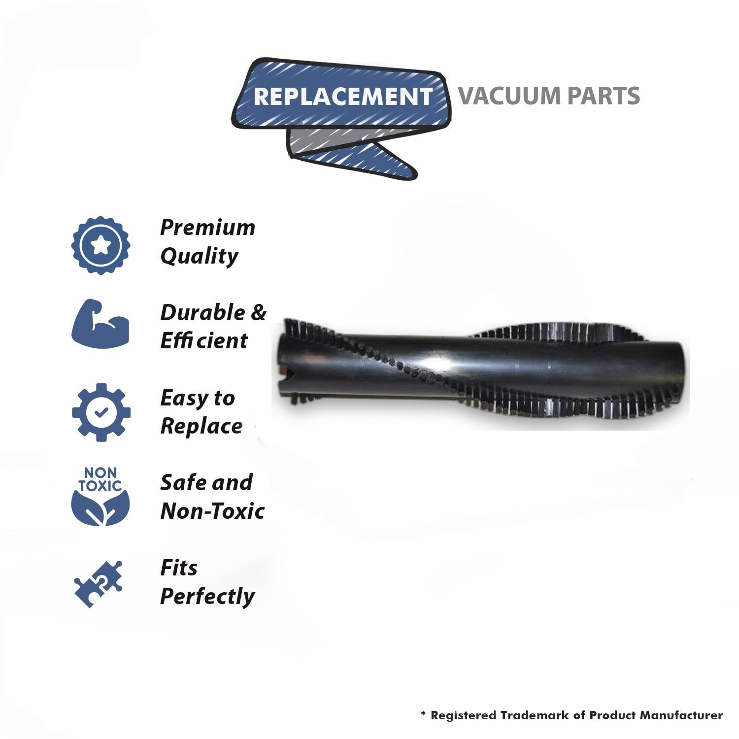 Topvacuumparts Replacement For Advance Vacuum Brush Core Fit Clarke GU12DMU, Carpetmaster 112, 115, 212, 215, 218 Model # compare to part 1470930500