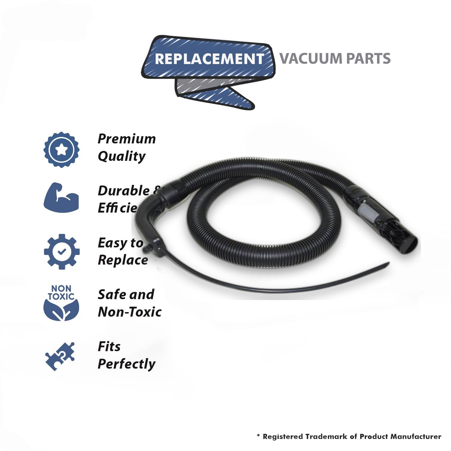 Topvacuumparts Replacement Part For Bissell Protac 25132 Spot Clean Hose and Handle Assembly # compare to part 1606127