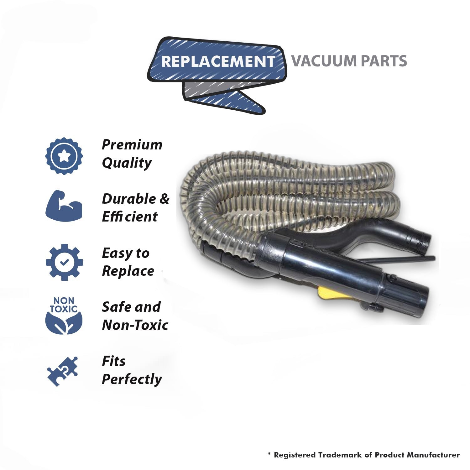 Topvacuumparts Replacement For BISELL Spotbot 1711, 1712, 2114 Hose and Cuff Assembly # 1608322
