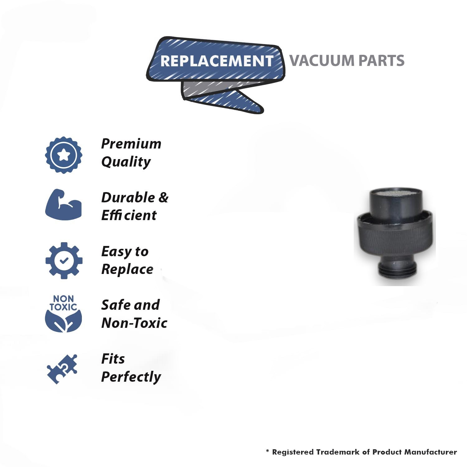 Topvacuumparts Replacement Part For Bissell, 160-8691 Vacuum Cleaner Clean Tank Cap & Insert # compare to part 1608691