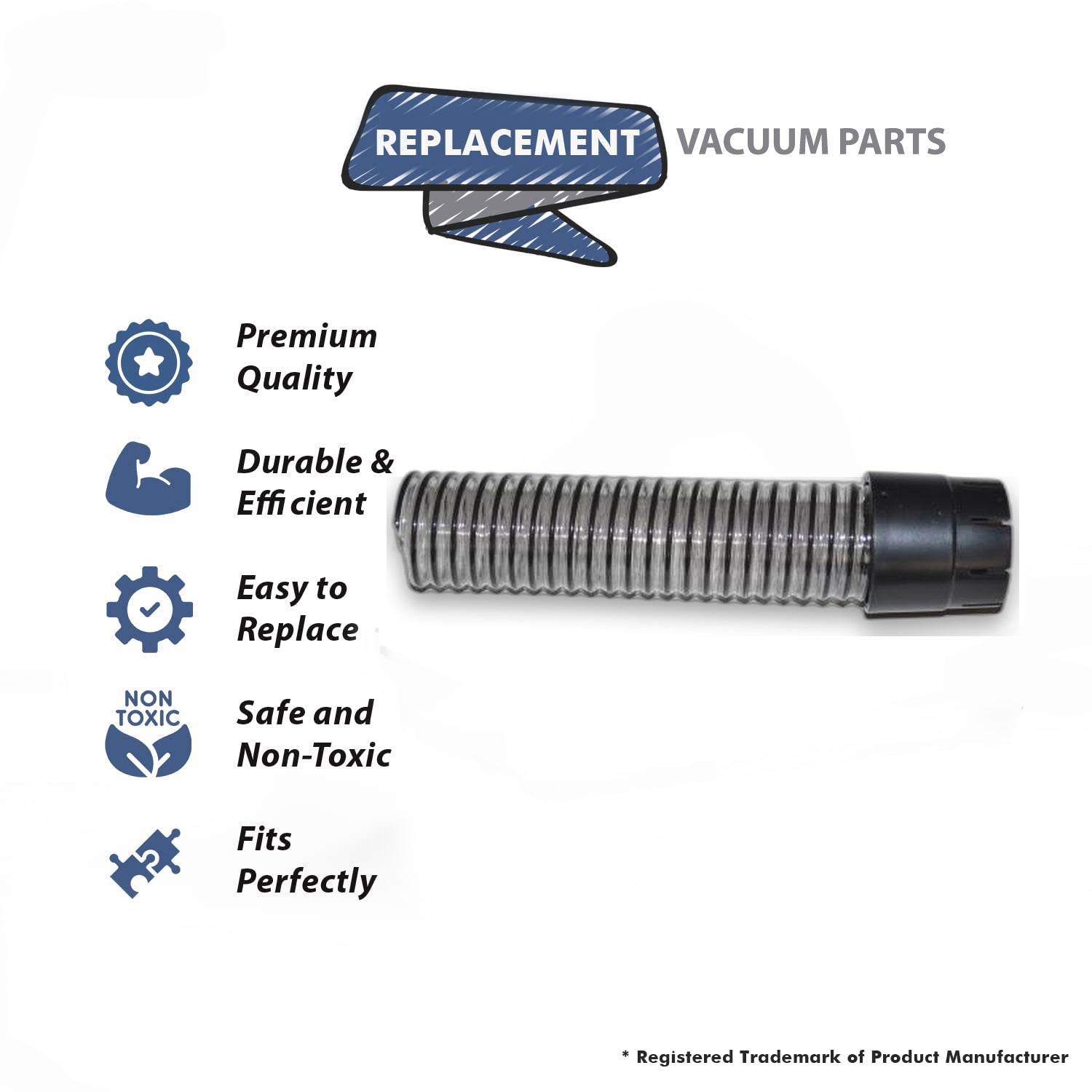 Topvacuumparts Replacement Part For Bissell Series 1650 Vacuum Cleaner Lower with Duct Hose # compare to part 160-8844