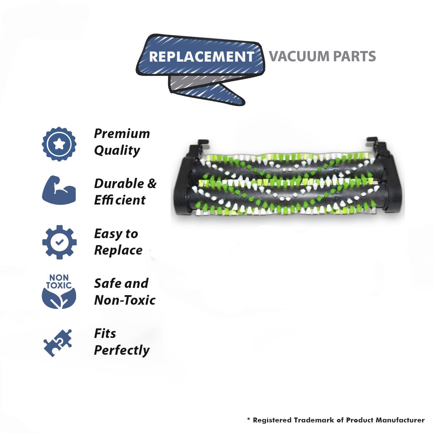 Topvacuumparts Replacement Brush Roll Assembly for Bissell ProHeat 2X Revolution Pet Pro Vacuum Cleaners 2283, 3586, 3587, 3588F, 2007, 1986, Series