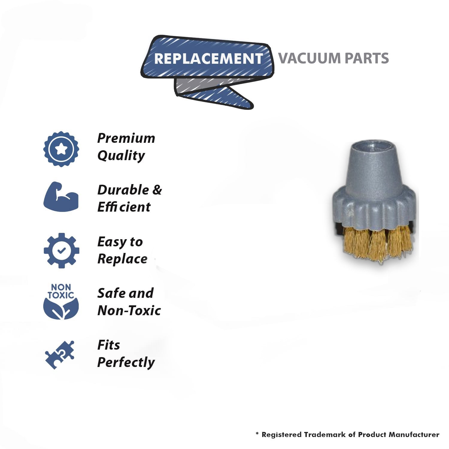 Topvacuumparts Replacement Part For Steamboy T630,T730 Vacuum Cleaner Brush # Compare To Part 17-1015-02