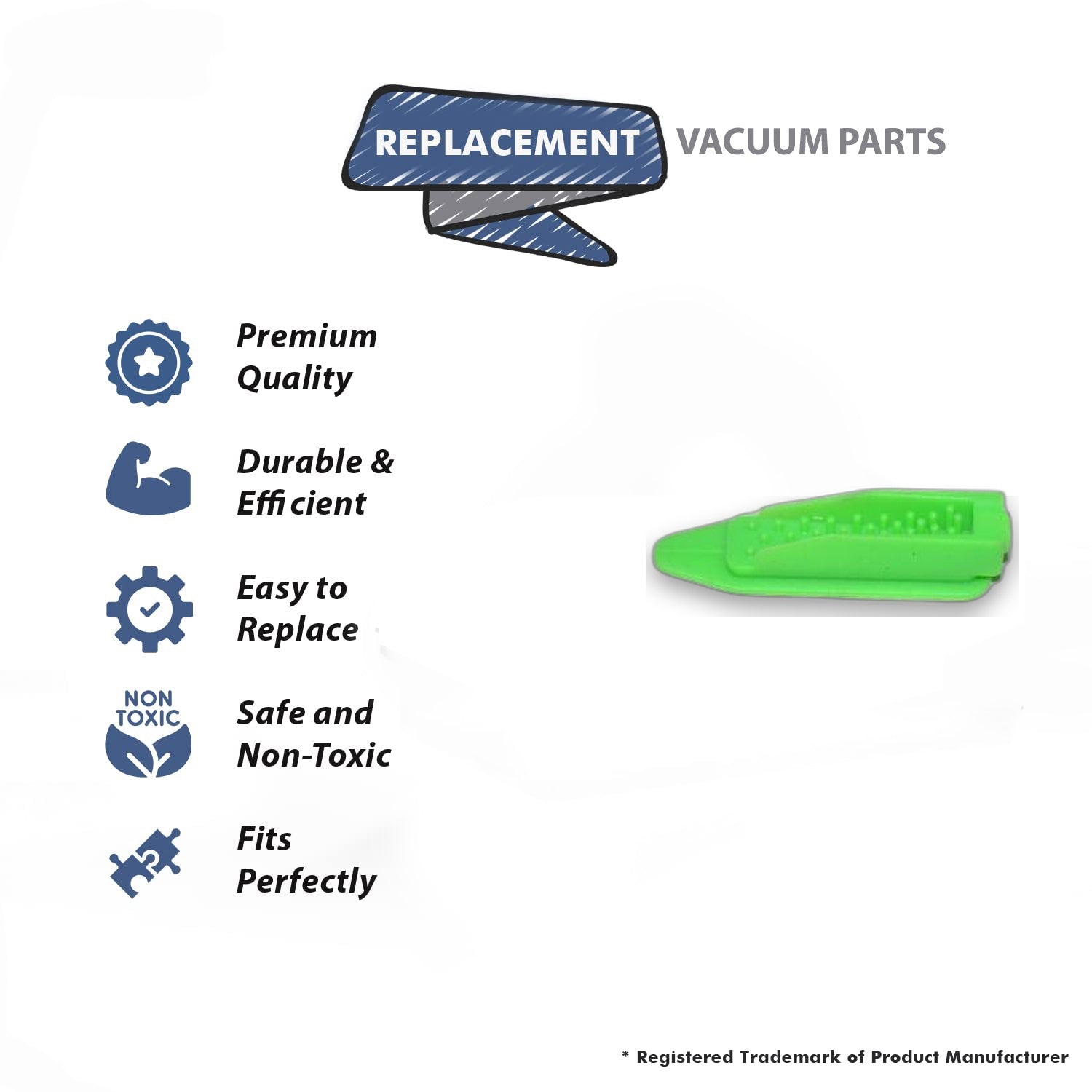 Topvacuumparts Replacement Part For Hizero Bionic Mop Vacuum Cleaner Comb Filter Assembly # compare to part COMBFILTER
