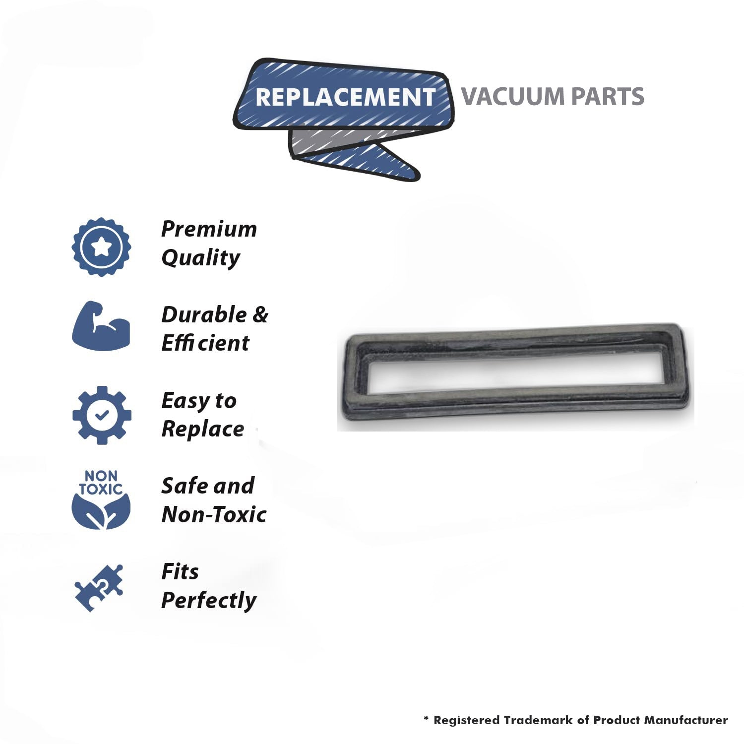 Topvacuumparts Replacement Part For Royal Vacuum Cleaner Fan Motor Cover Gasket # compare to part 1790125000