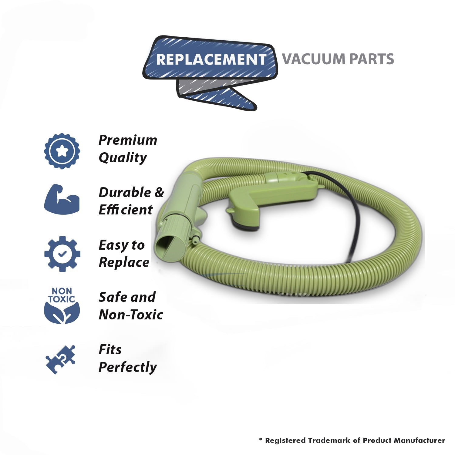 Topvacuumparts Replacement Part For Bissell 1400 Series, Little Green Vacuum Cleaner Hose # compare to part 2037152