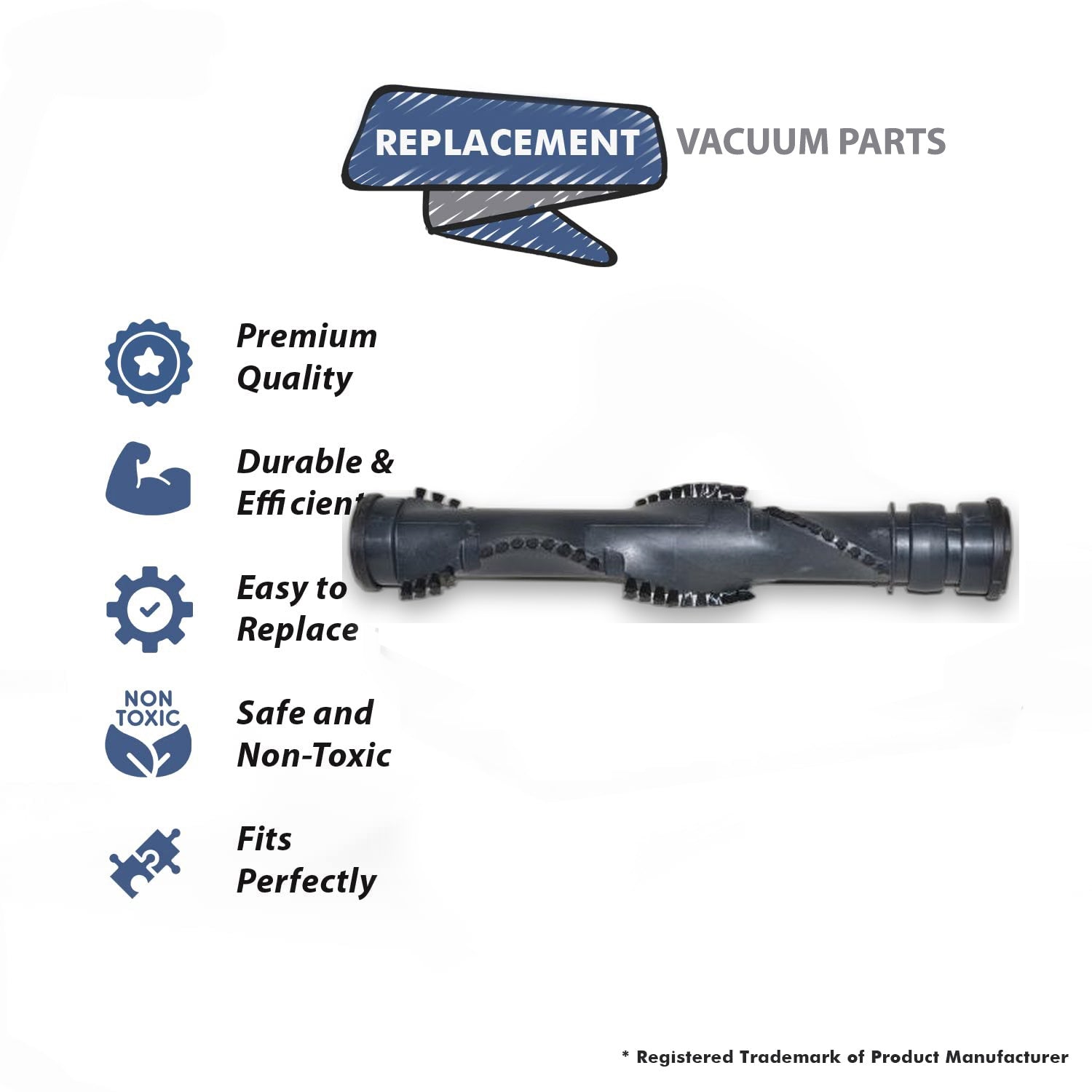 Topvacuumparts Replacement Part For Bissell Brushroll Assembly for 23T7, 23T74, 23T77, 23T7E, 23T7F, 23T7G, 23T7K Vac Models # part 2037627
