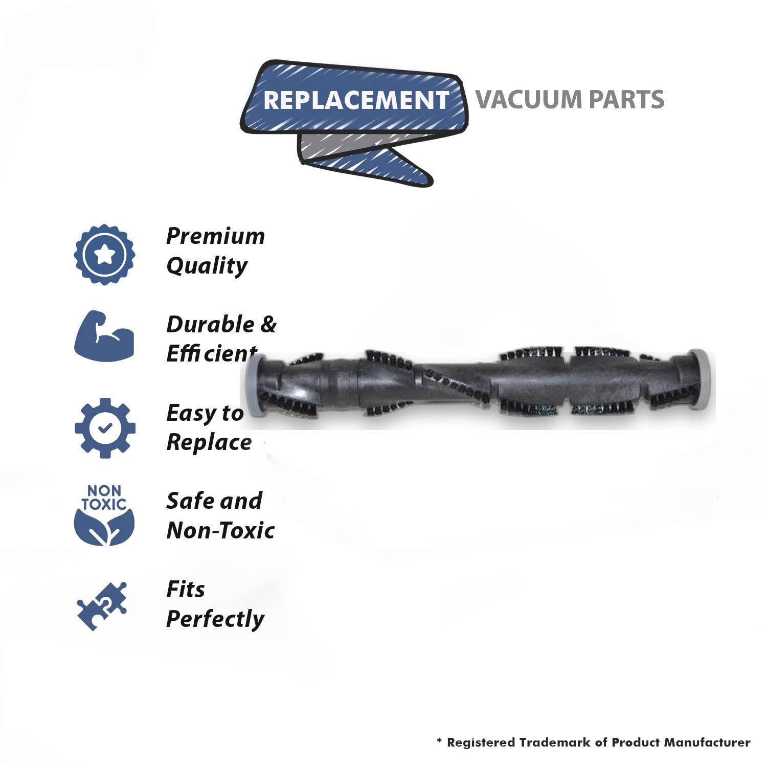 Topvacuumparts Replacement Part For Bissell 3576, 3576H Clearview II Vacuum Cleaner Brushroll # compare to part 2032449