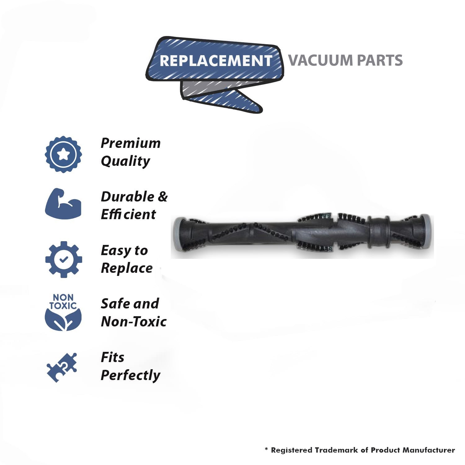 Topvacuumparts Replacement Part For Bissell Brushroll For 92L31, 6585, 65852, 65853, 65854, 65856, 65857 Vac Models # compare to part 2031283