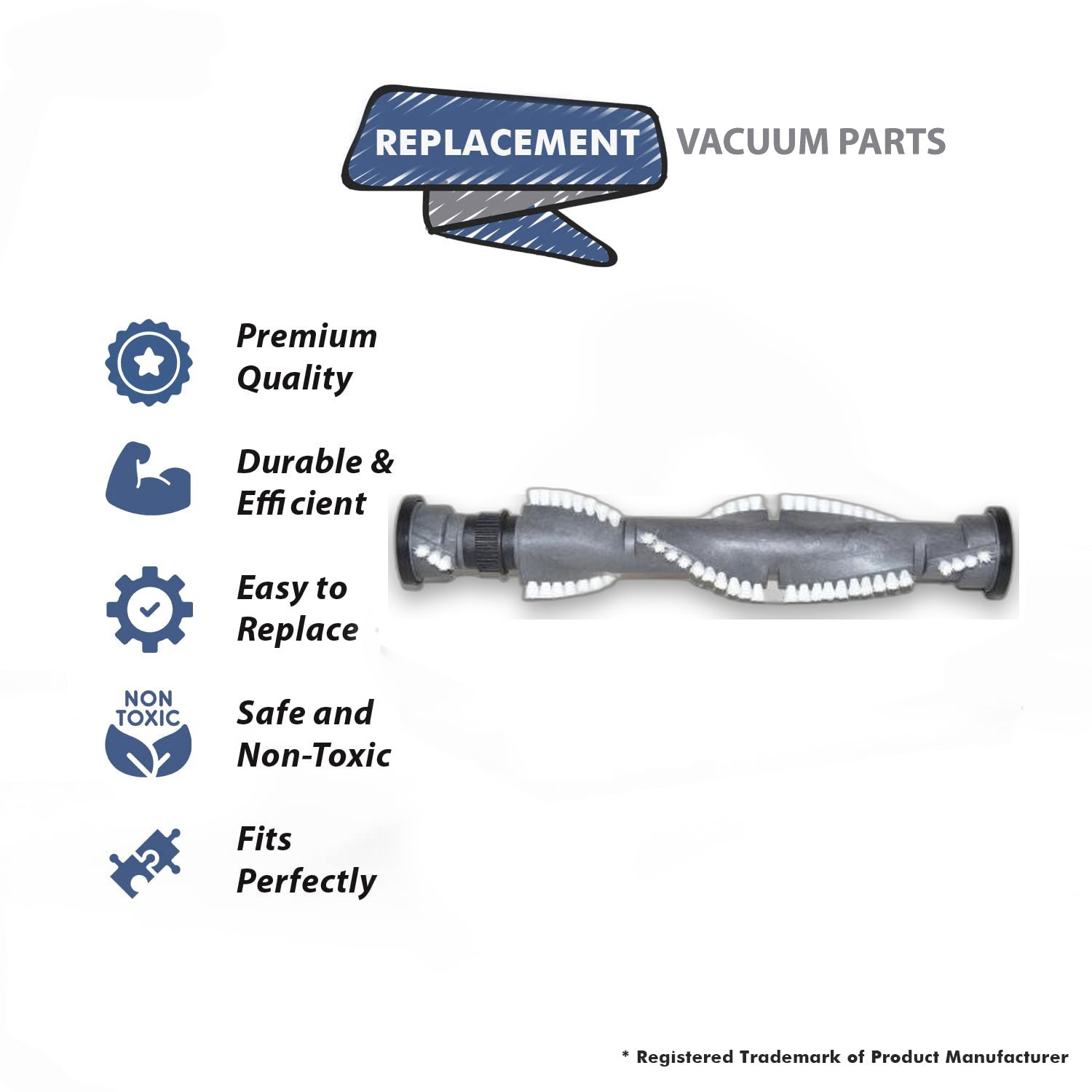 Topvacuumparts Replacement Part For Bissell 17G5 Prolite Upright 1 Vacuum Brushroll # compare to part 2032054