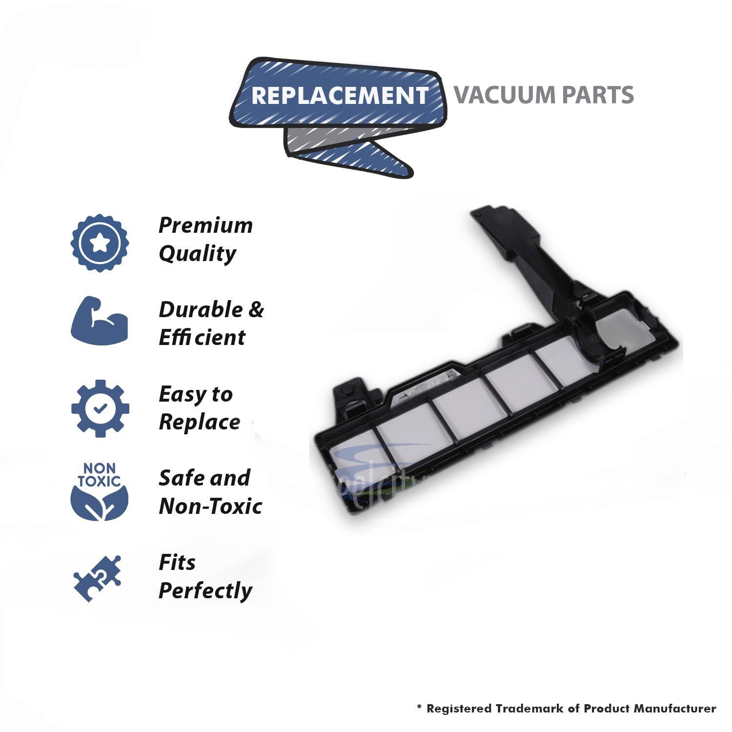 Topvacuumparts Replacement Part For Bissell 3910 Vacuum Cleaner Bottom Plate # compare to part 2032374