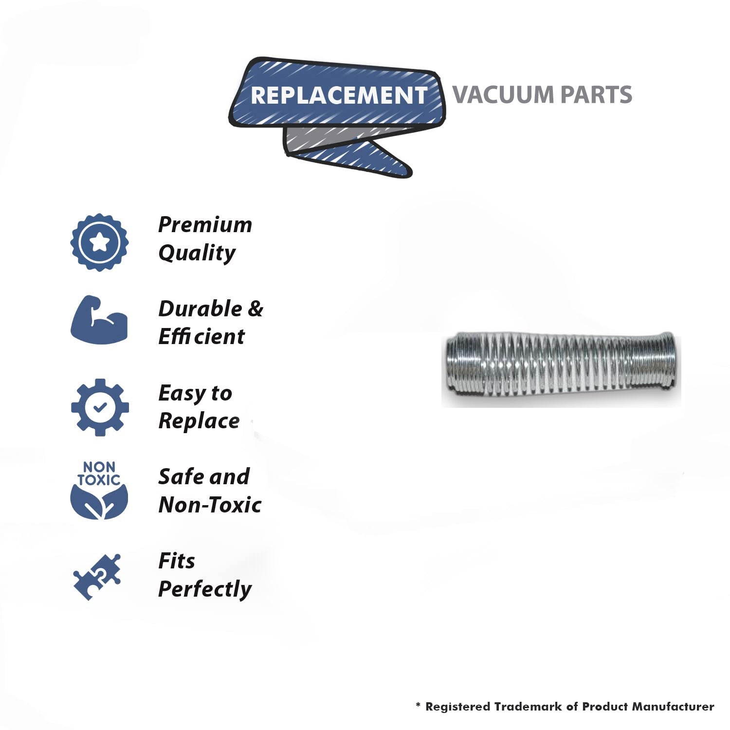 Topvacuumparts Strain Relief Spring Replacement for Eureka, Fits Commercial Upright Vacuum