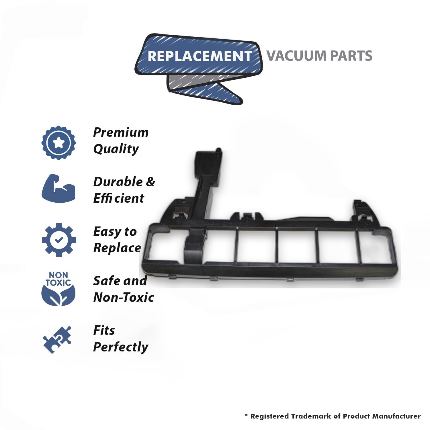 Topvacuumparts Replacement Part For Bissell Bottam Plate for Models 4104, 92L3P, 92L3W, 98N4, 1044# compare to part 2031491