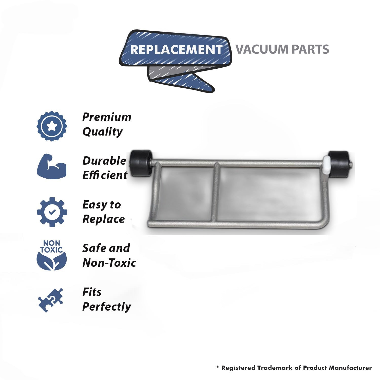 Topvacuumparts Replacement Part For Bissell Front Wheel Assembly Works With 59G9, 81M9, 30C7T Vacuum Cleaner Models # compare to part 2031518
