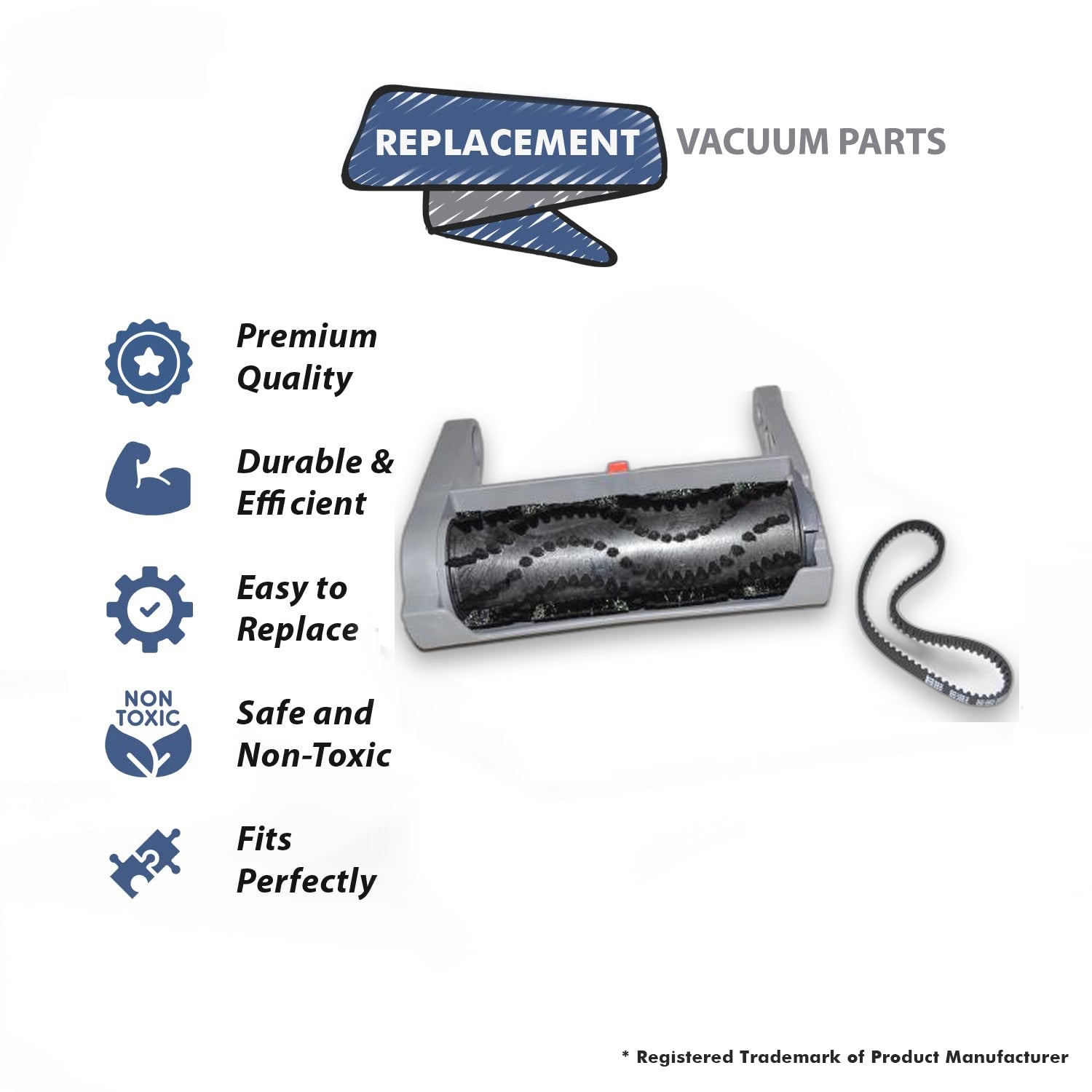 Topvacuumparts Replacement for Bissell 86T3 Big Green Vacuum Cleaner Brush Carriage Assembly Includes Brush Roll and Belt # Compare to Part 2037462
