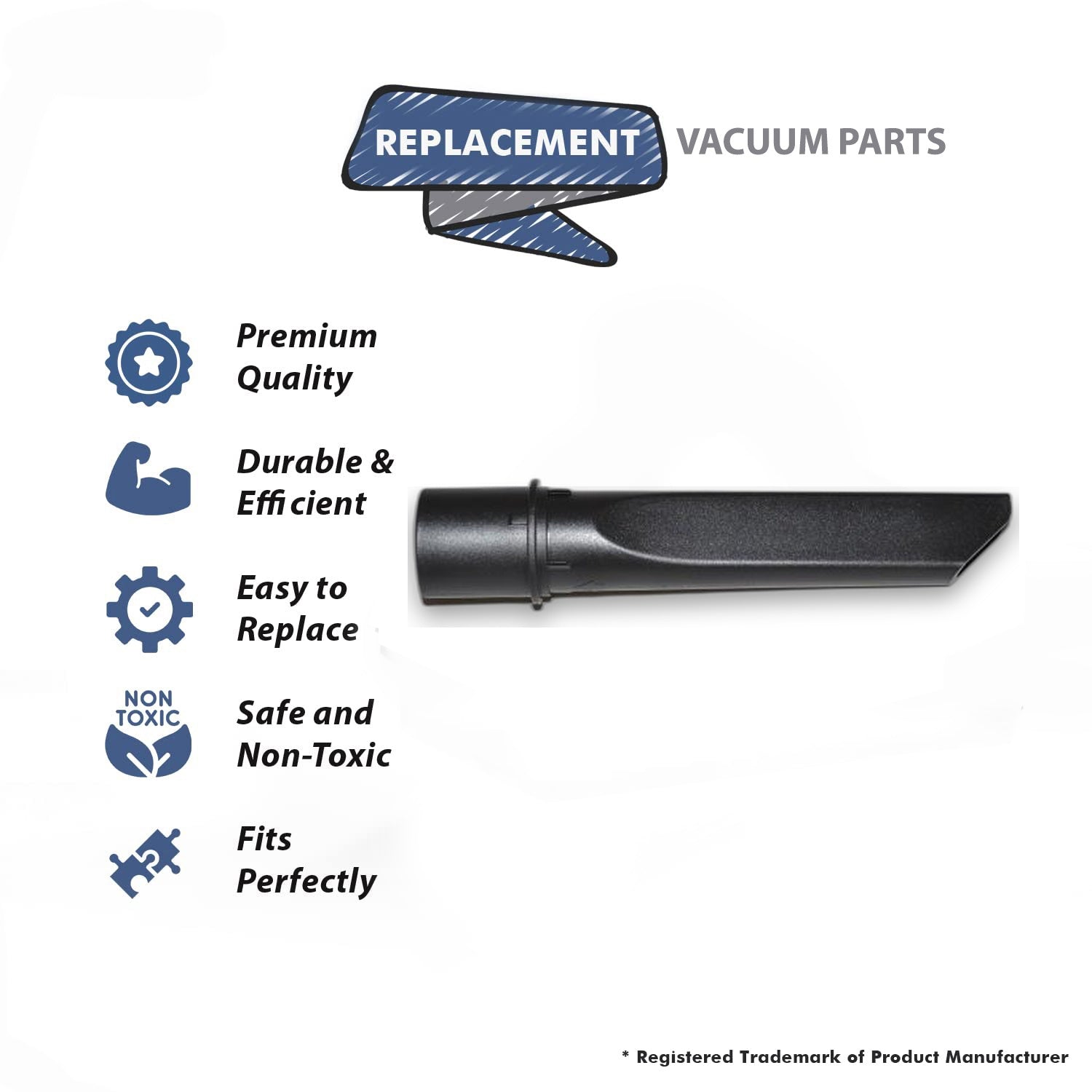 Topvacuumparts Replacement for Bissell CleanView Compact Upright Vacuum 3508 (1 Crevice Tool)