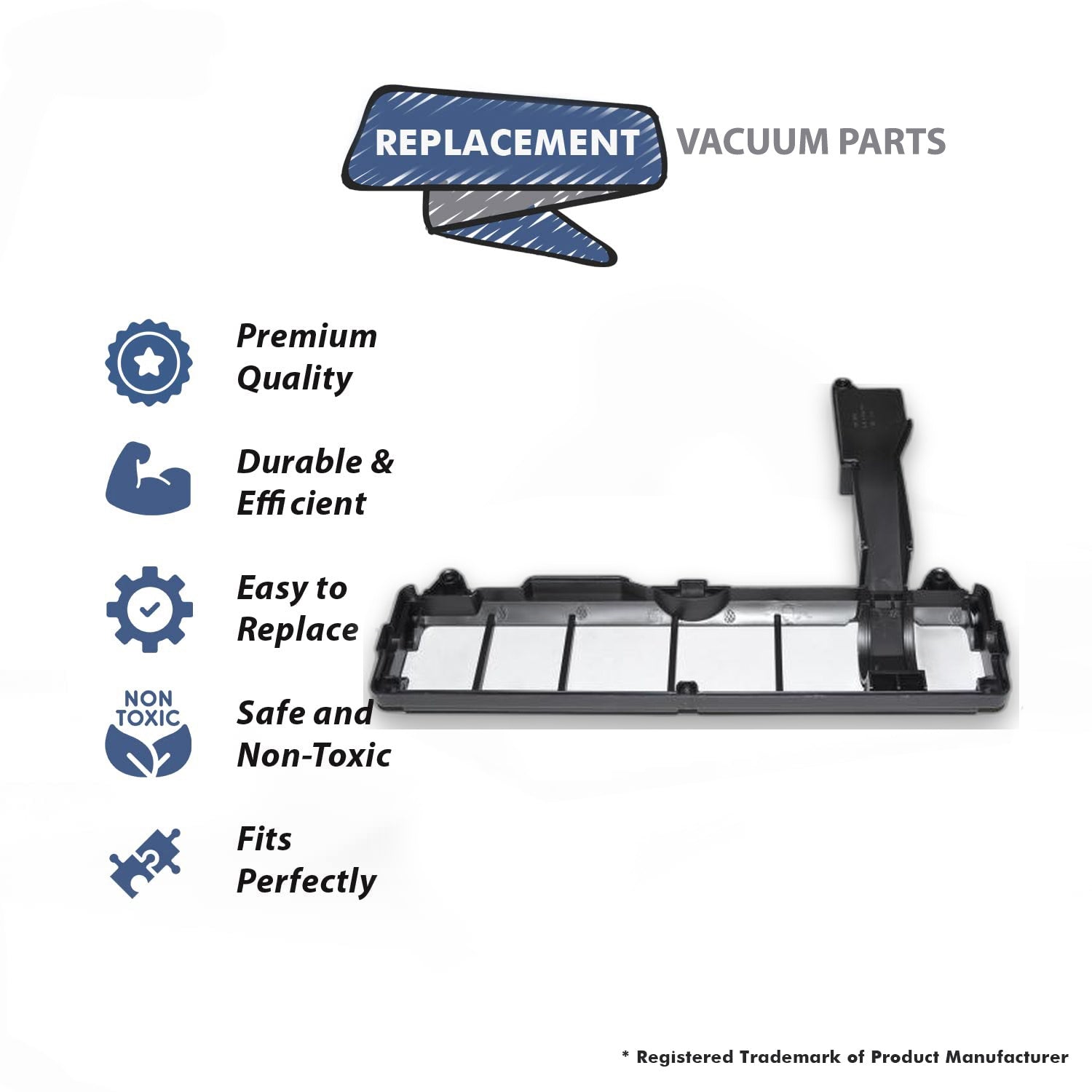 Topvacuumparts Replacement Part For Bissell Access Plate for Models 1240, 12401, 12B1U, 12B1V, 12B1W # compare to part 2038073