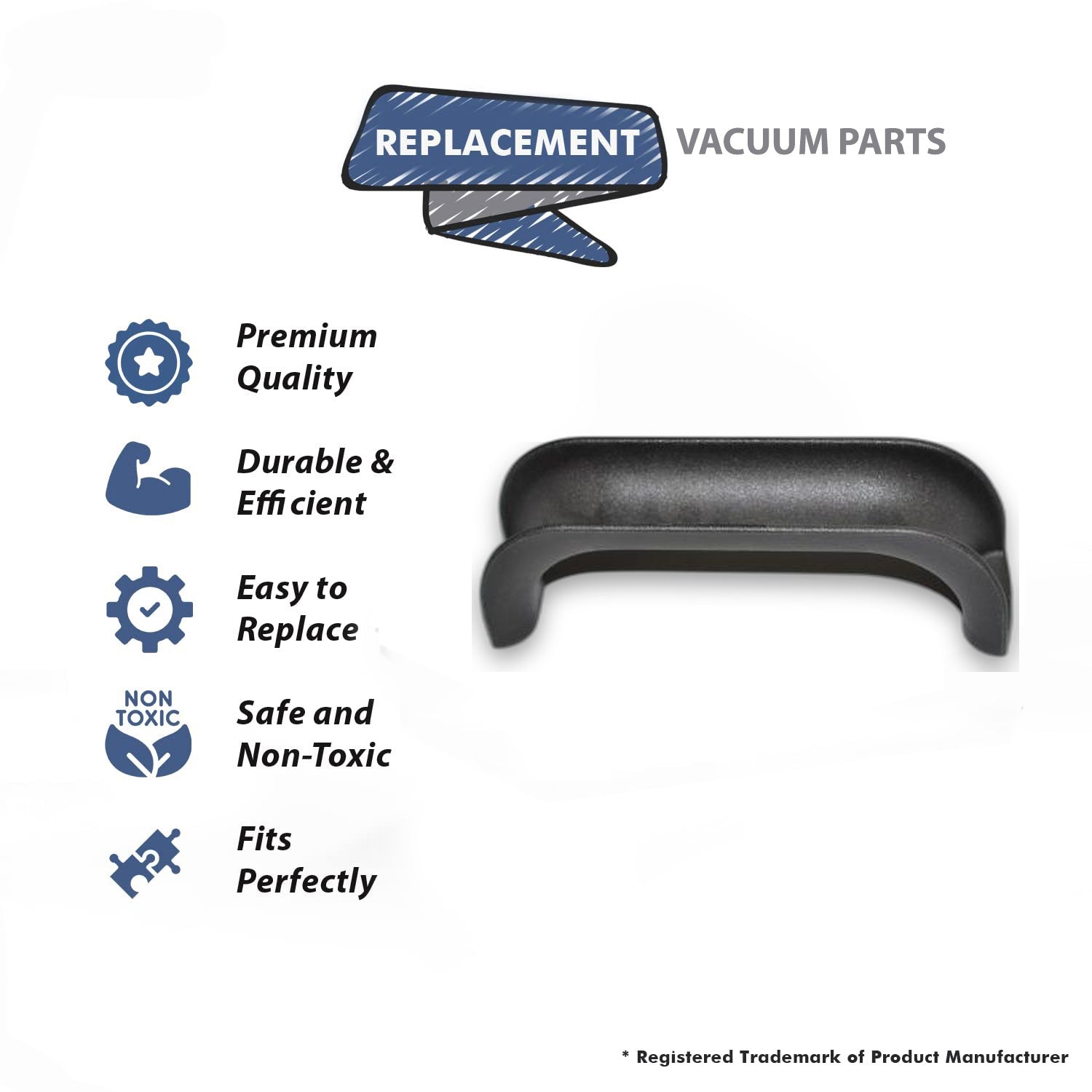 Topvacuumparts Replacement Part For Numatic GV370-2 Canister Vacuum Cleaner Handle # compare to part 206451