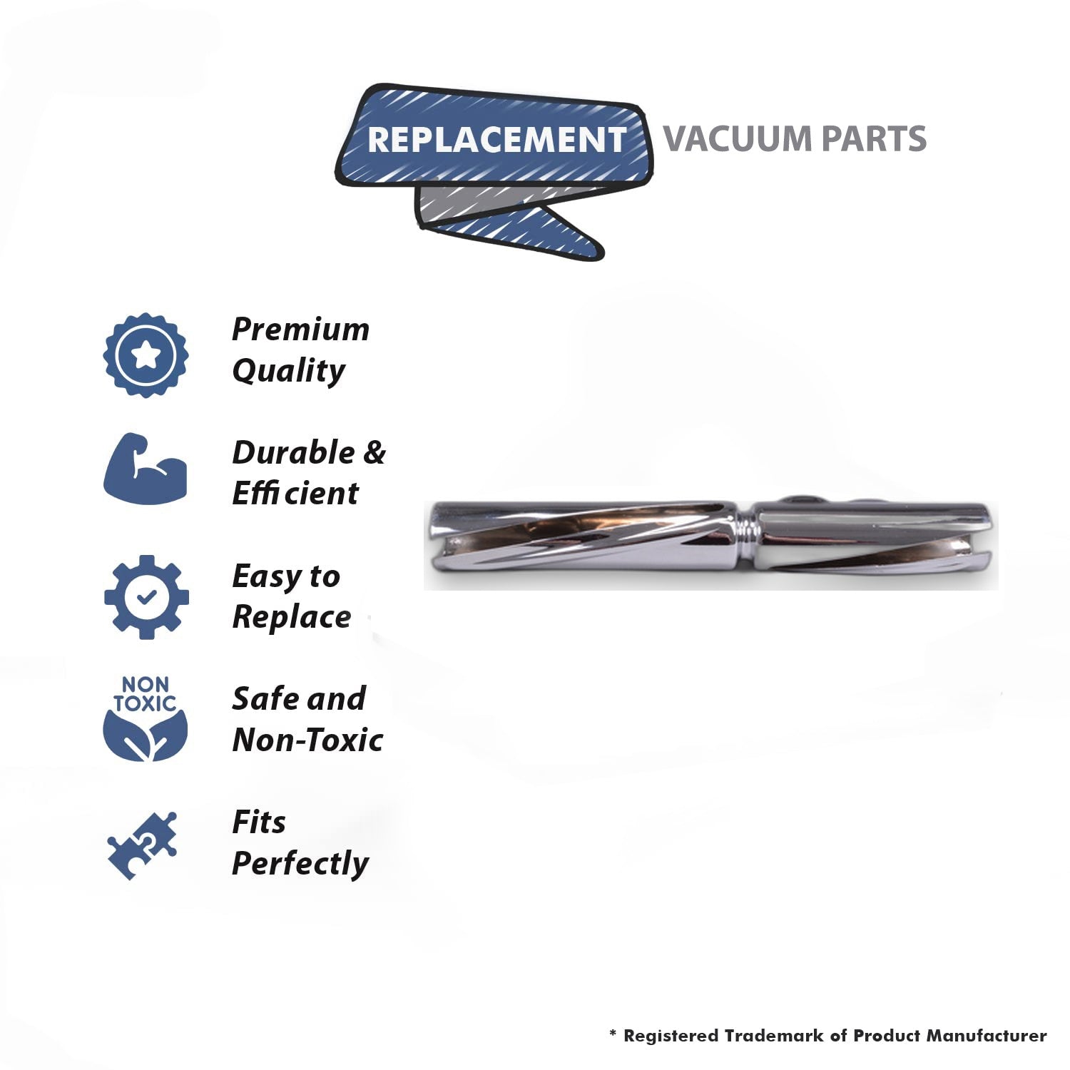 Topvacuumparts Replacement Part For Eureka Vacuum Vgii Brush Roll Tube Only # compare to part 132363