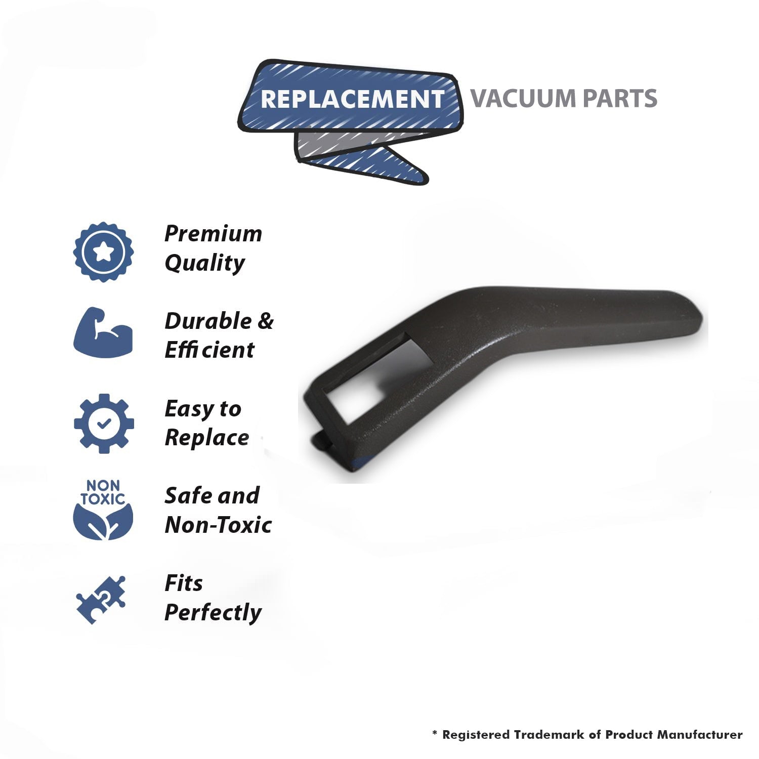 Topvacuumparts Replacement Part For Eureka Vacuum Handle Cover with Switch Ultra Models # compare to part 138282