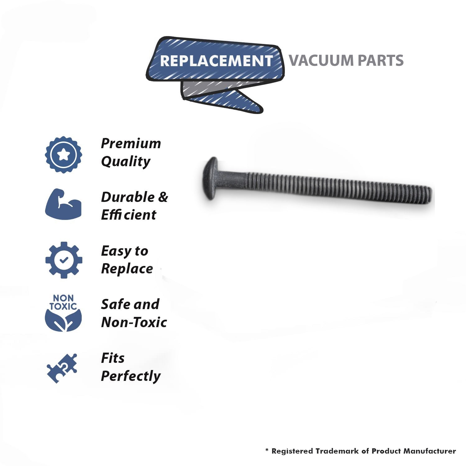Topvacuumparts Replacement Part For Eureka Bravo Vacuum Cleaner Handle Screw # compare to part 53218-1