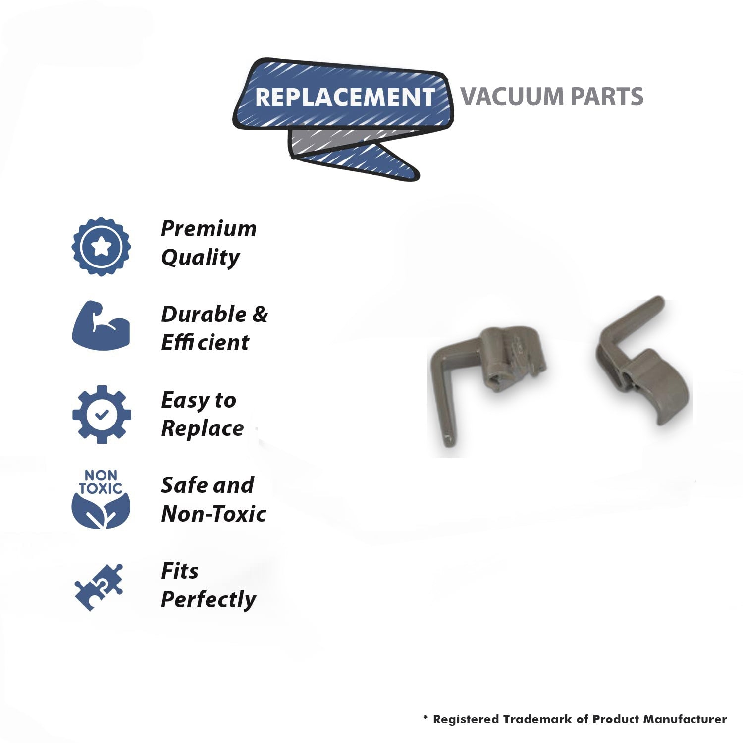 Topvacuumparts Replacement Part For Eureka 53574A-5 Commercial Vacuum Cleaner Cord Hook Set