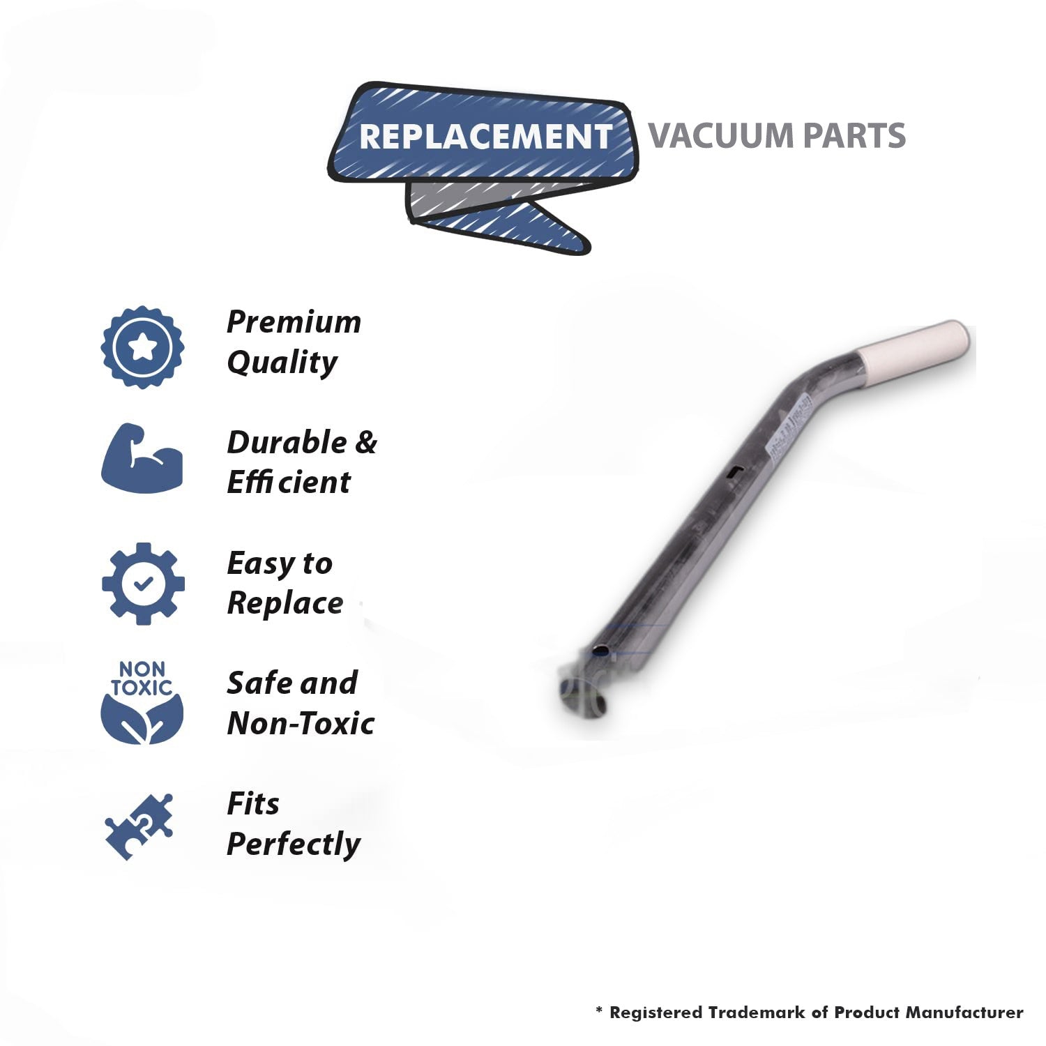 Topvacuumparts Replacement Part For Eureka Vacuum Upper Handle Fits SC899 Models # compare to part 2532944SV