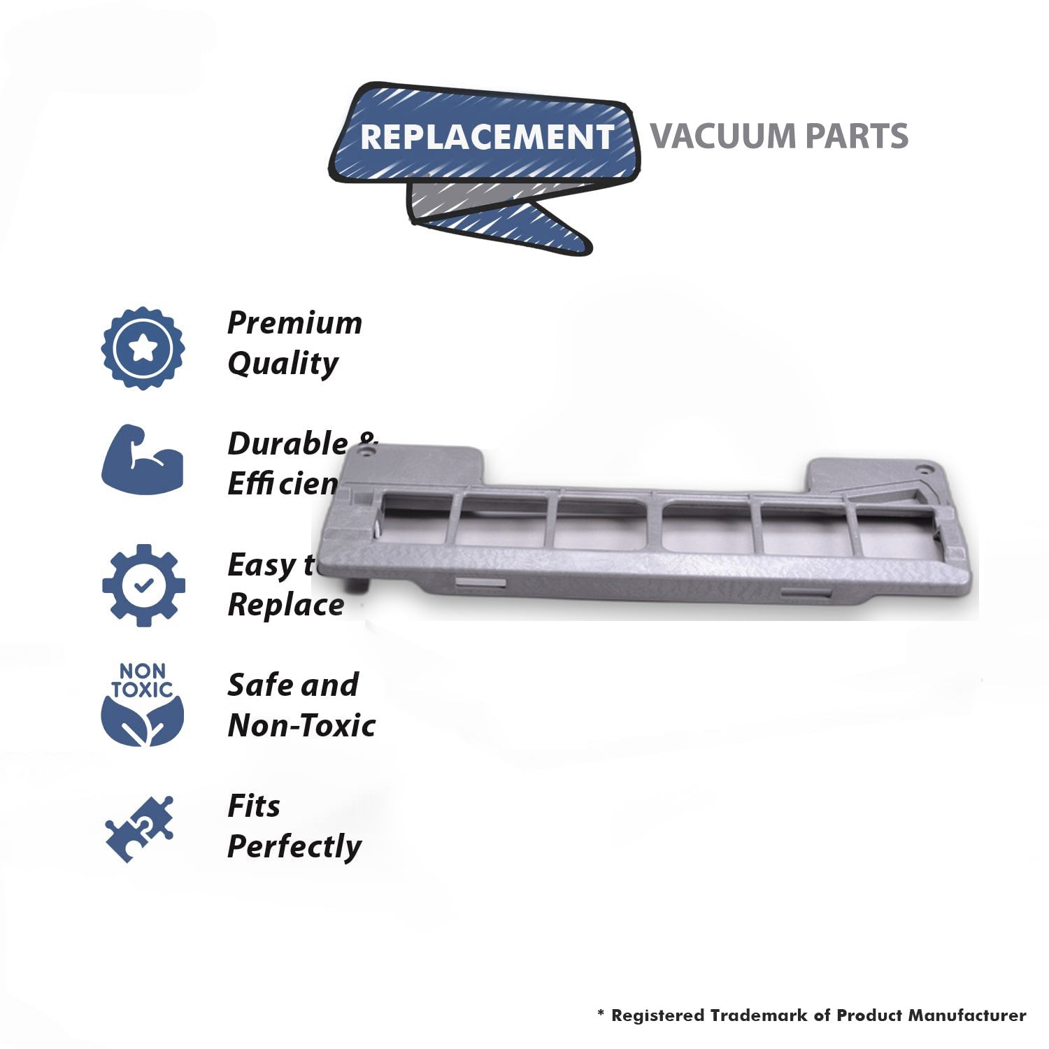 Topvacuumparts Replacement Part For Eureka Vacuum Cleaner SC9180, SC9150, C4910 Vacuum Cleaner Bottom Plate # compare to part 82530