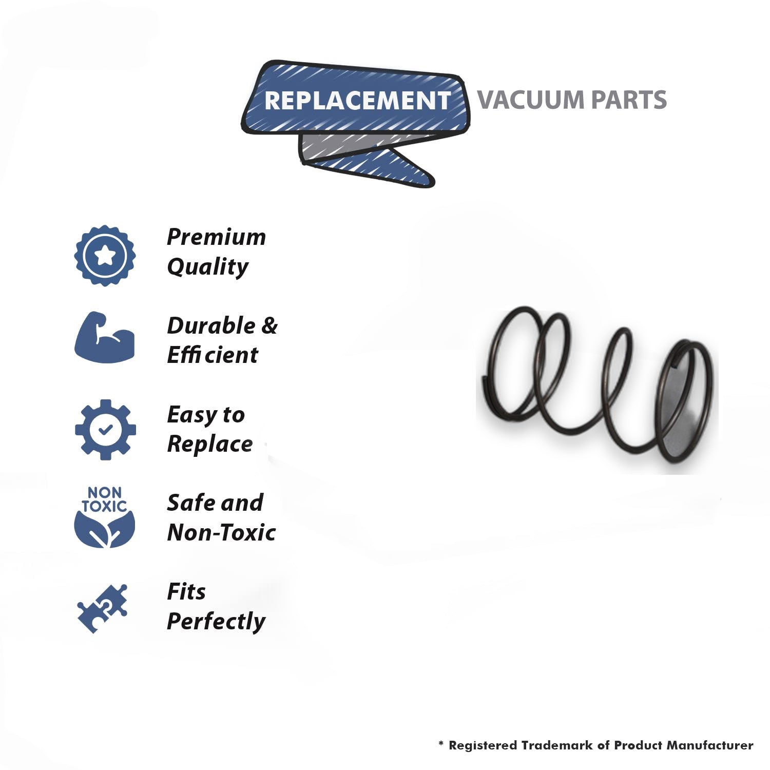 Topvacuumparts Replacement Part For Eureka Vacuum Switch Pedal Spring # compare to part 61403