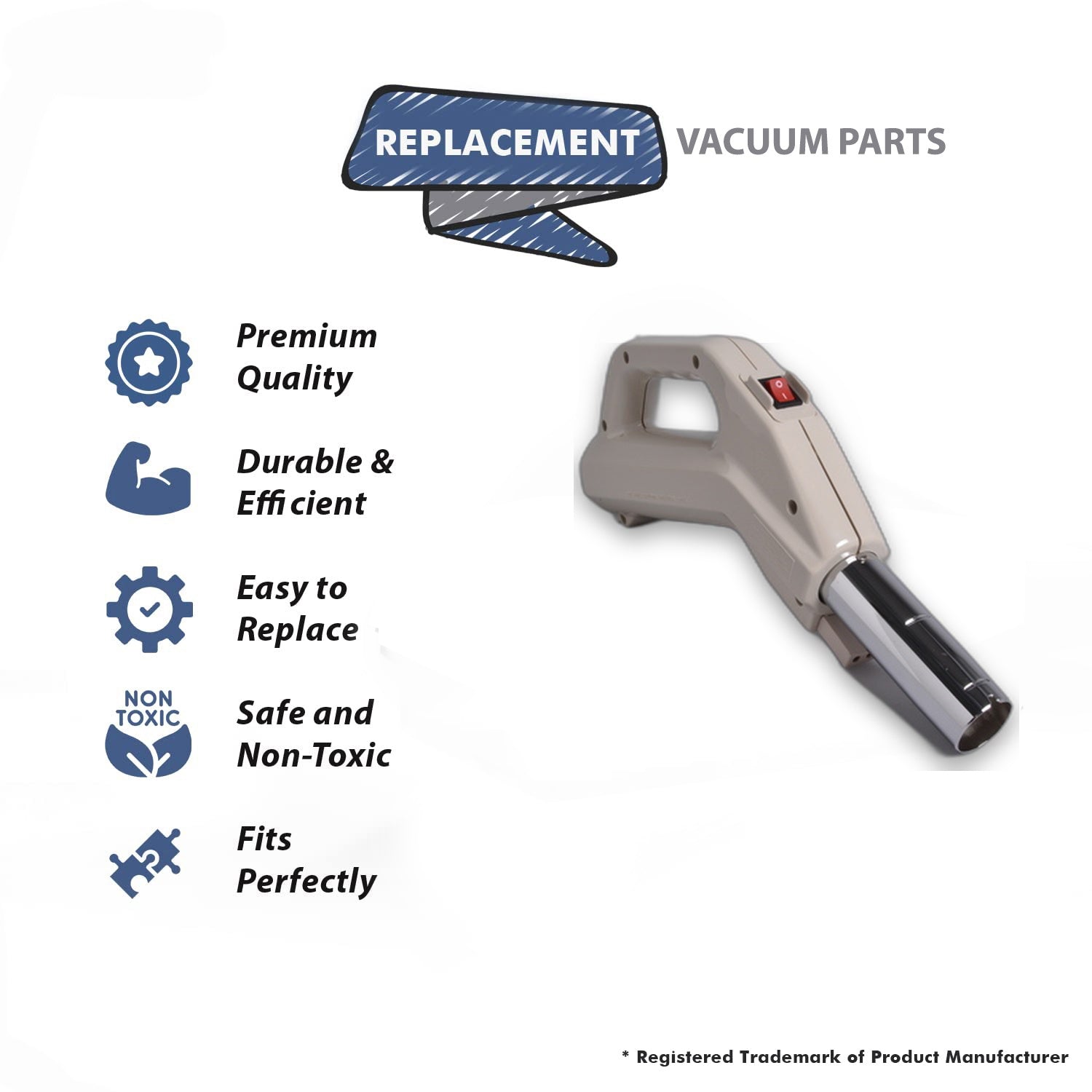 Topvacuumparts Replacement Part For Electrolux, Aerus LUX J, 2100 Vacuum Cleaner Gas Pump Grip Assembly # compare to part 6000