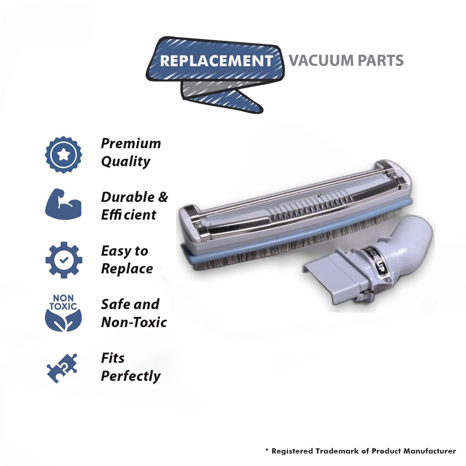Topvacuumparts Replacement Part For Electrolus Aerus Epic, Guardian Vacuum Cleaner Rug Floor Tool Combo # 26-1401-94