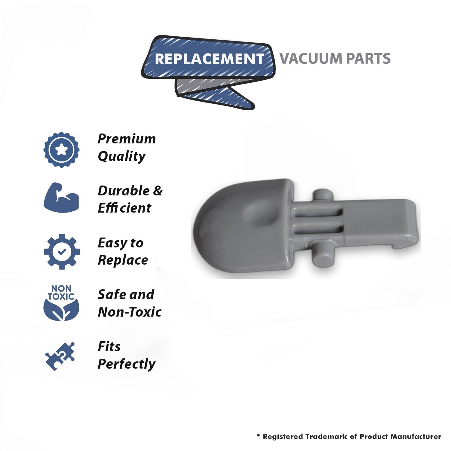 Topvacuumparts Replacement Part For Electrolux C134A, C134B, Vacuum Cleaner Wand Button (2-Pack) # compare to part 62217