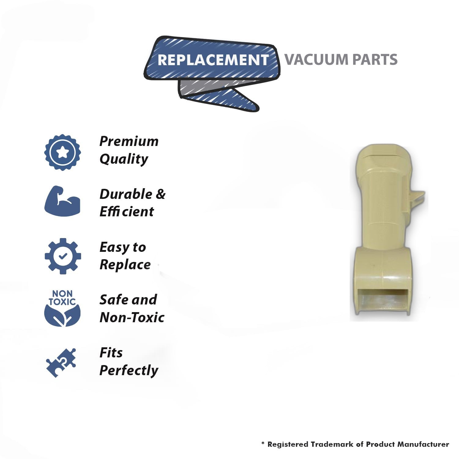 Topvacuumparts Replacement Part For Electrolux Pn-4, Pn-5 Vacuum Cleaner Power Nozzel Elbow # compare to part 62212