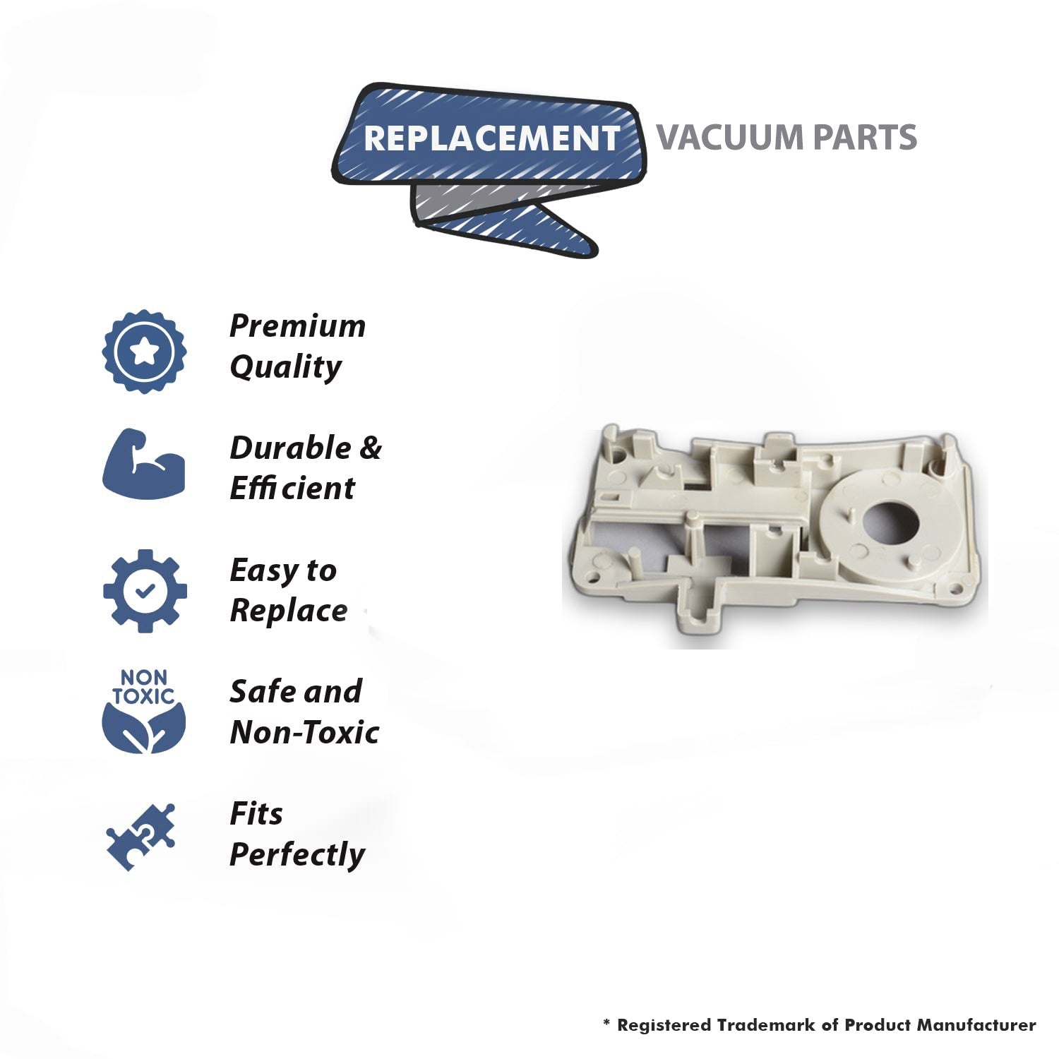 Topvacuumparts Replacement Part For Electrolux LE, 2100 Vacuum Cleaner Switch Hardware # compare to part 62206