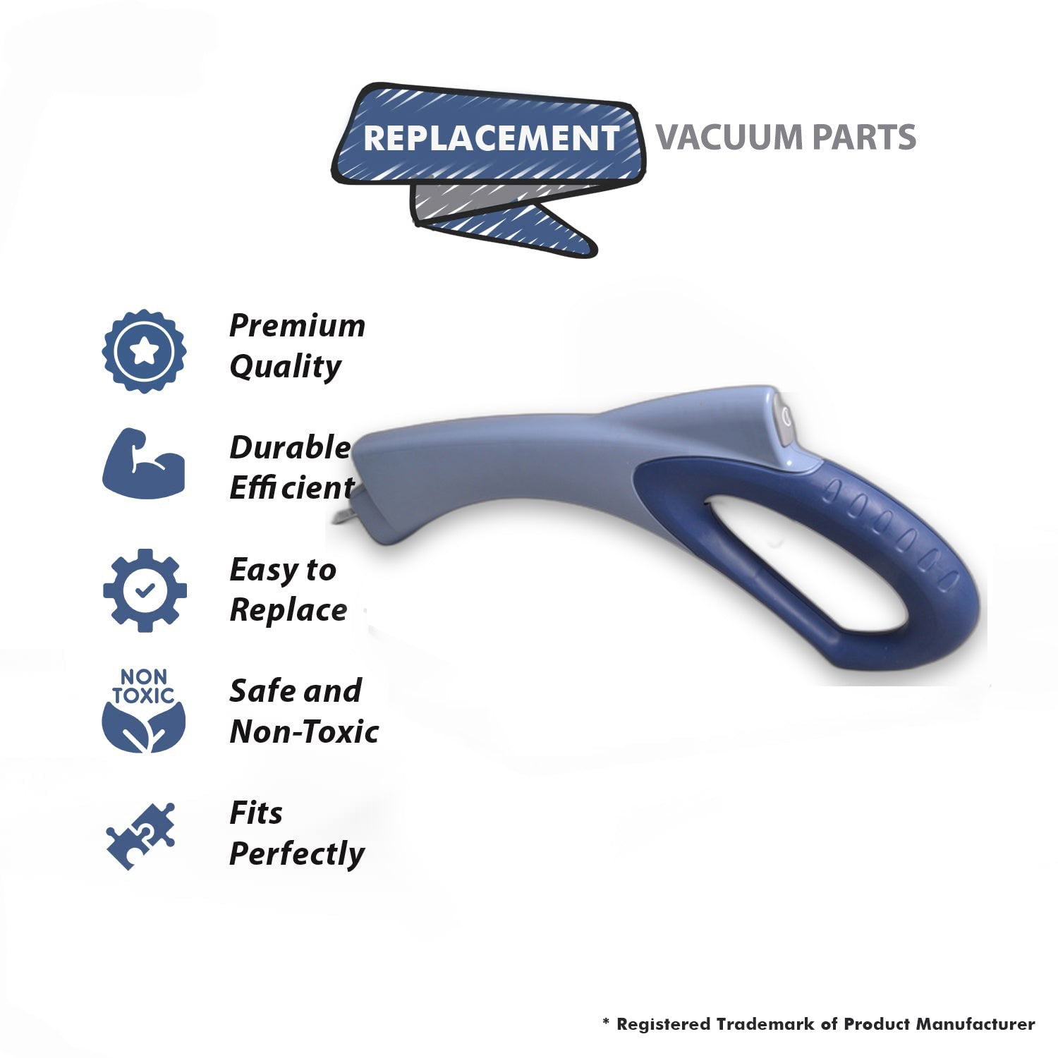 Topvacuumparts Replacement Part For Hoover FH40010, FH40010B, FH40010TV, FH40010TVC Vacuum Cleaner Handle Complete # 300067141