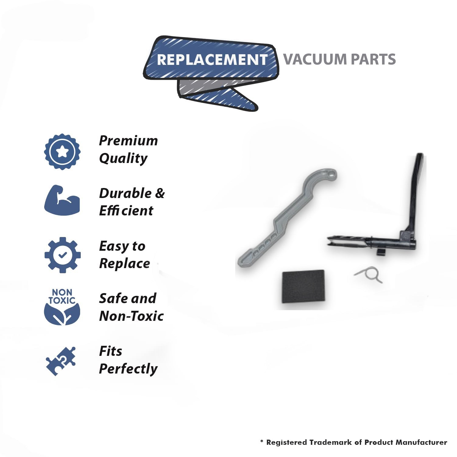 Topvacuumparts Replacement Part For Hoover Max Extract Vacuum Cleaner Flapper Door Kit # compare to part 304338001