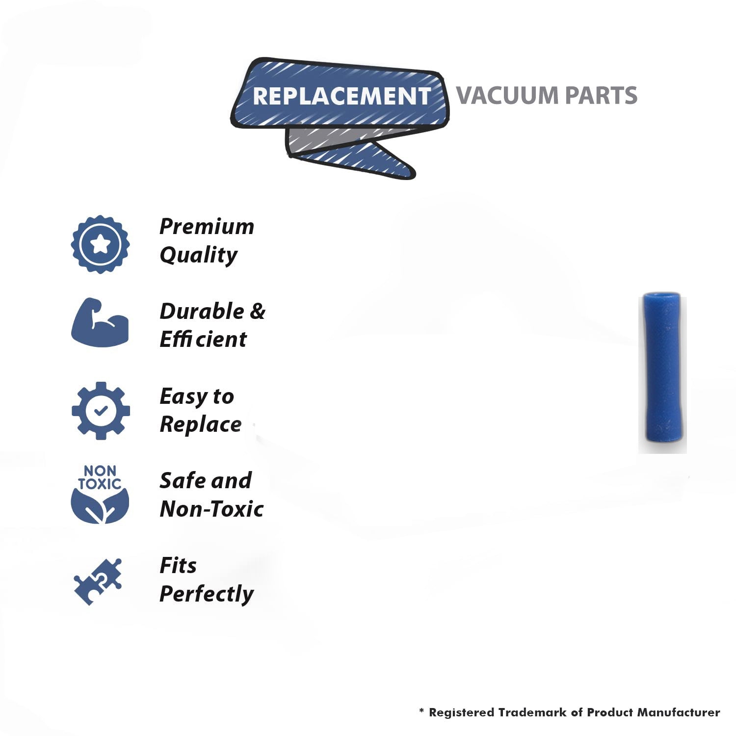 Topvacuumparts Replacement Part For Fit All Vacuum Cleaner Solderless Connector (Blue) 14-16 Guage Wire # compare to part C67302