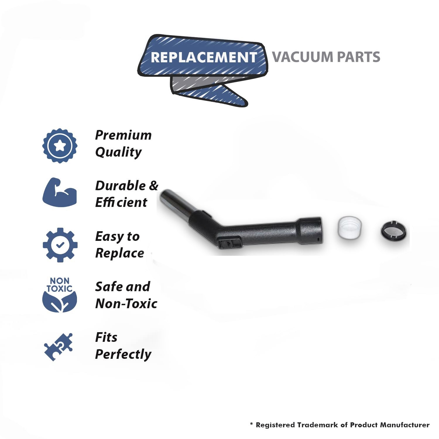 Topvacuumparts Replacement Part For Fit All Residential Vacuum Cleaner 1 1/4