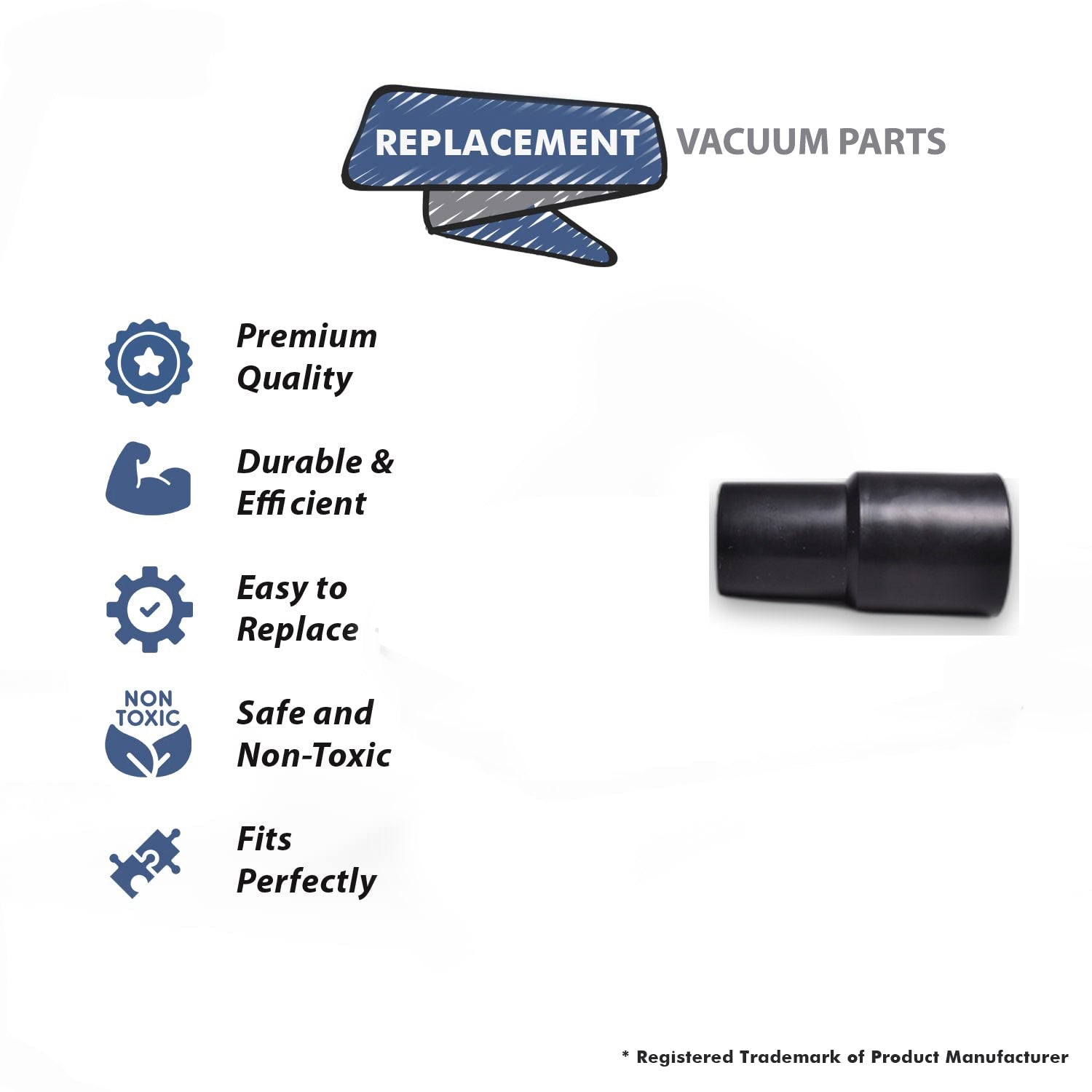 Topvacuumparts Replacement Part For Fit All, Residential Residential Vacuum Cleaner 1 1/4