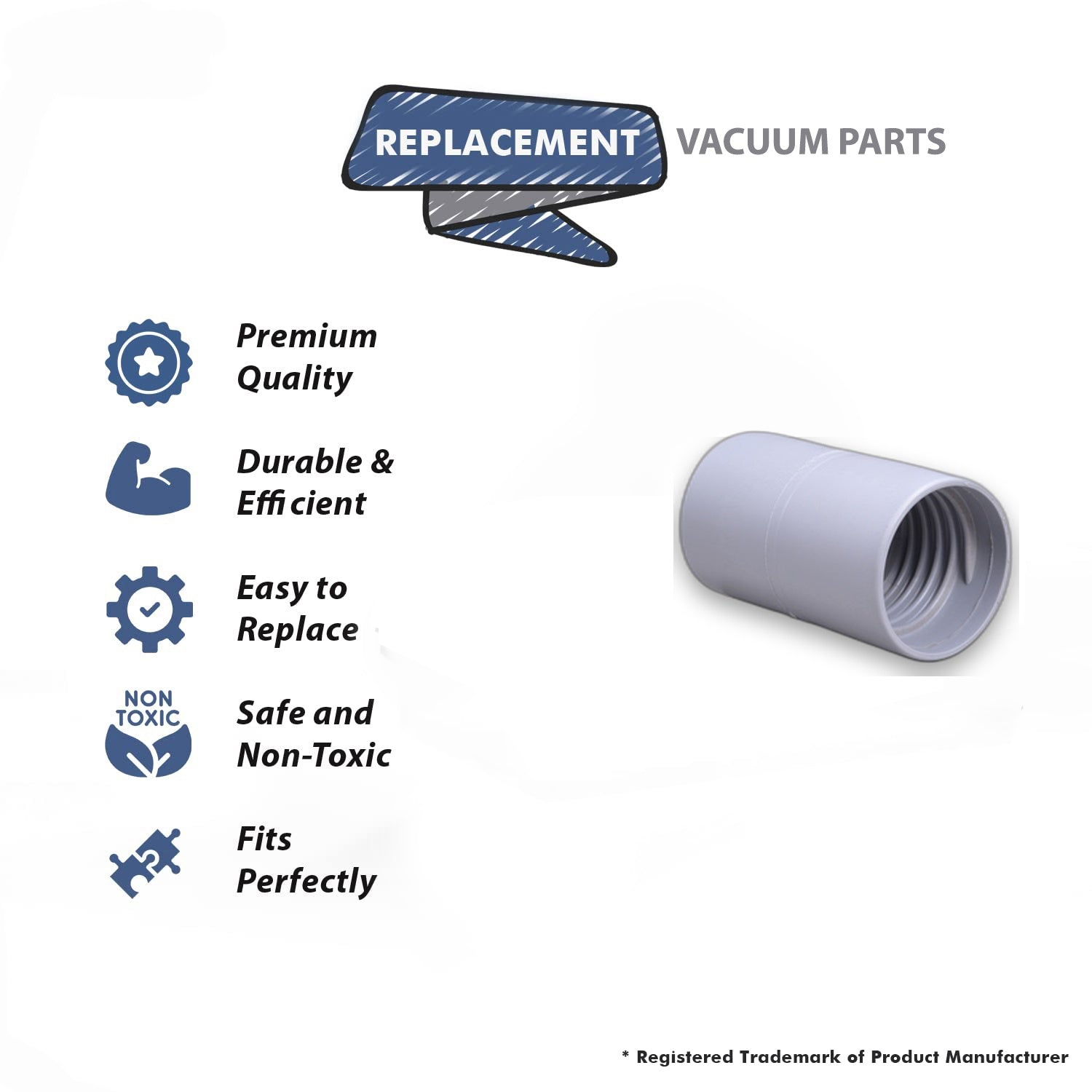 Topvacuumparts Replacement Part For Vacuum 1-1/2