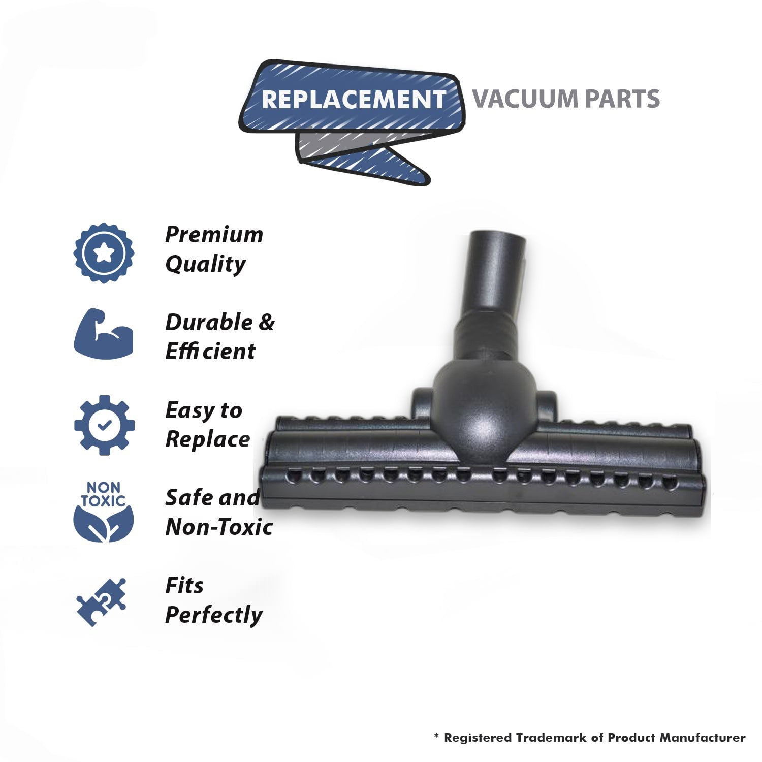 Topvacuumparts Replacement Part For Fit All Residential Vacuum Cleaner 1 1/4