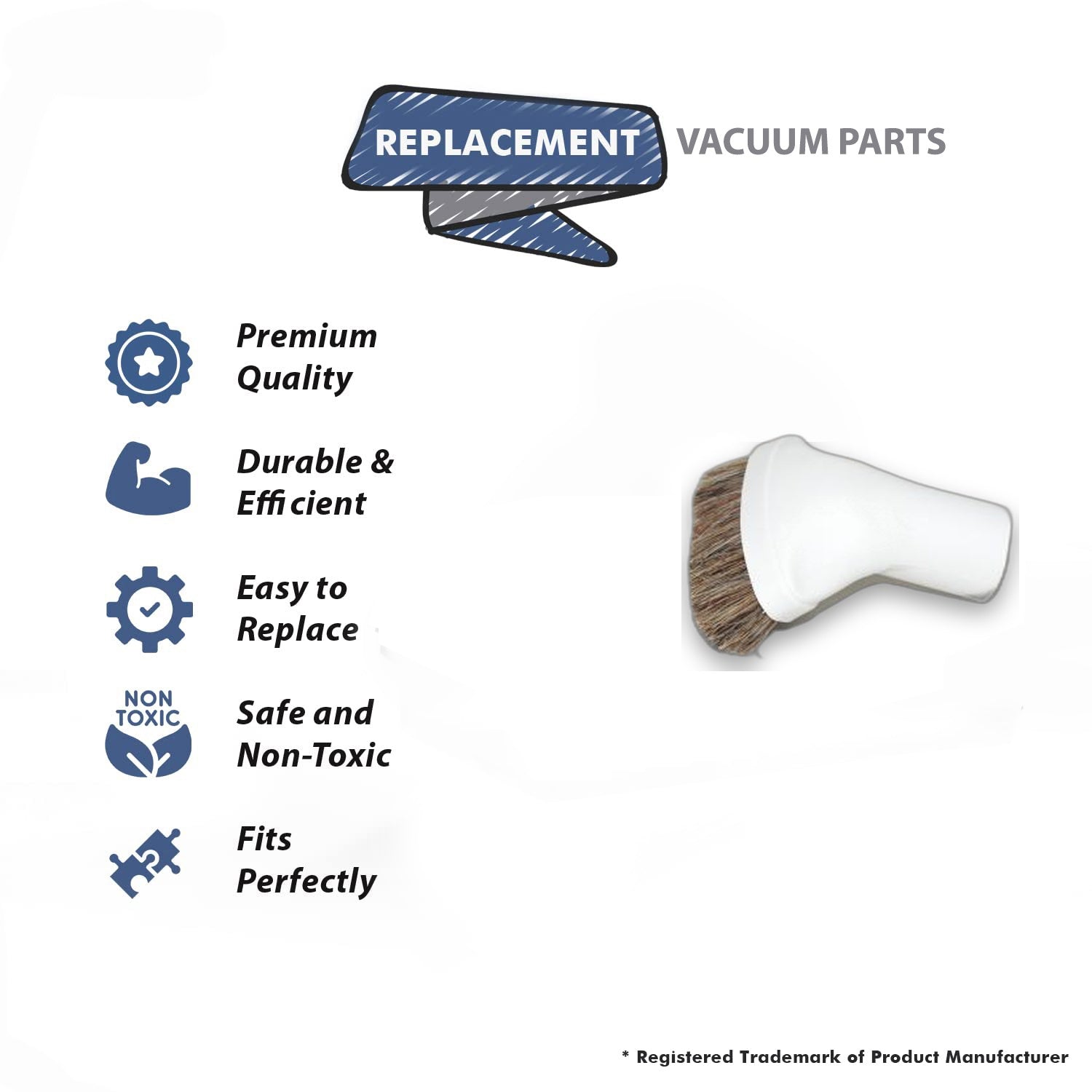 Topvacuumparts Replacement Part For Fit All Vacuum Cleaner 1 1/4