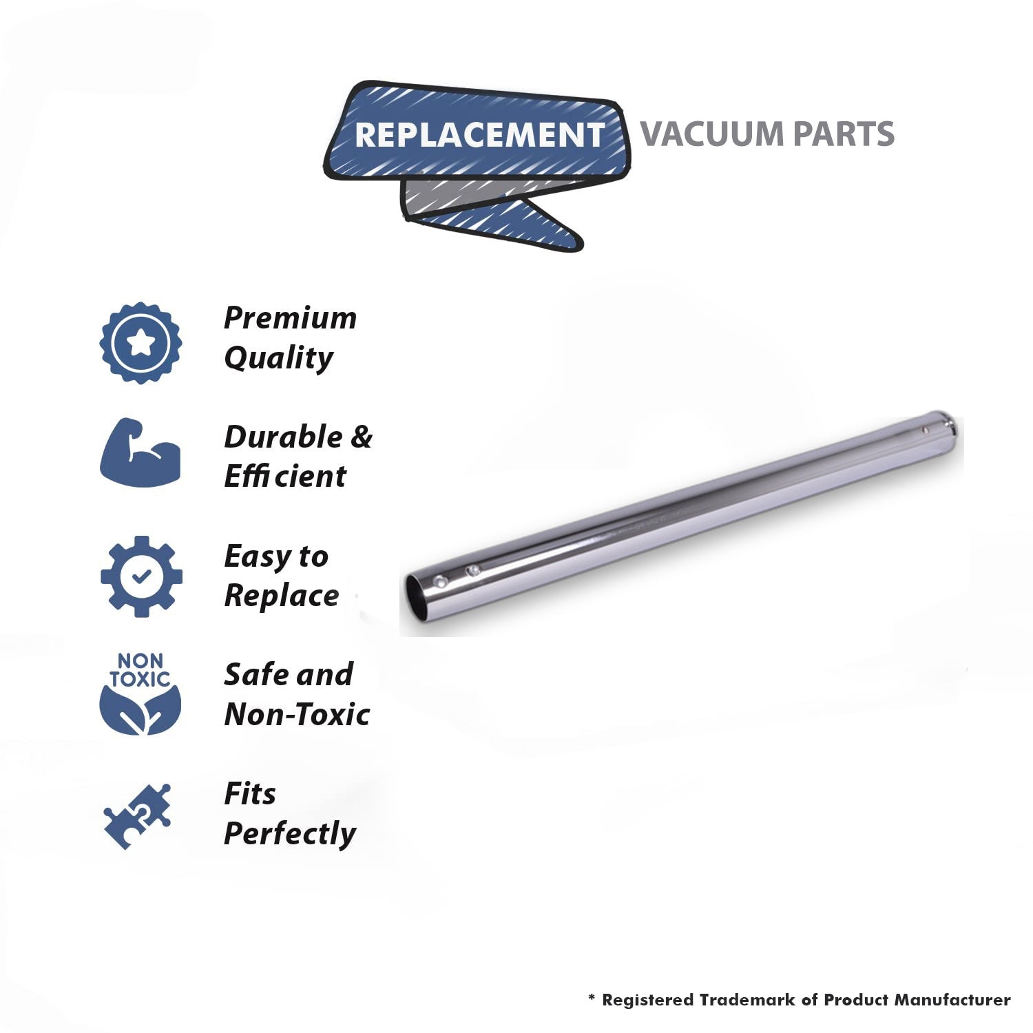 Topvacuumparts Replacement Part For Fit all, residential Vacuum Cleaner Locking Upper, Lower Metal 1 1/4