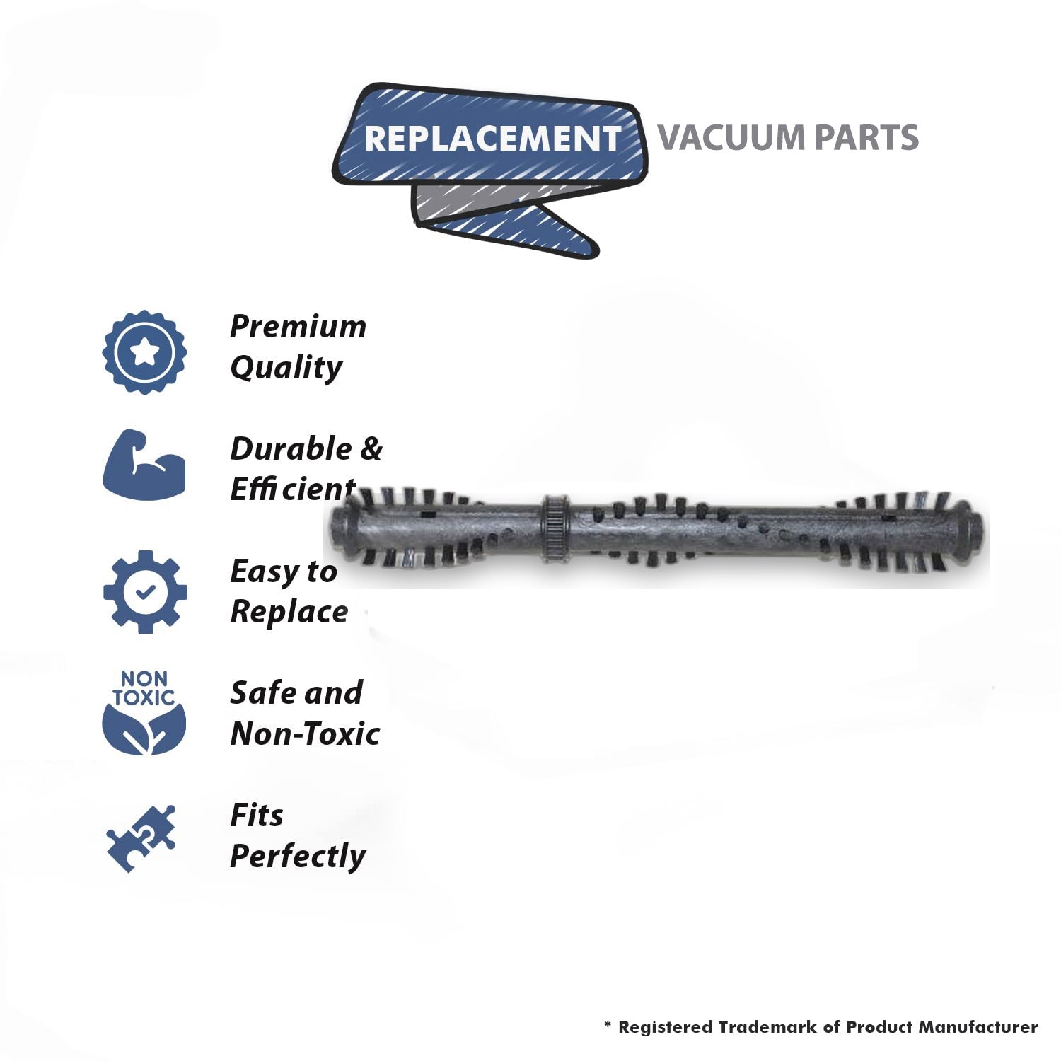 Topvacuumparts Replacement Part For Wessel werks TK286 Vacuum Cleaner Brush Roll # compare to part 10.7003-300