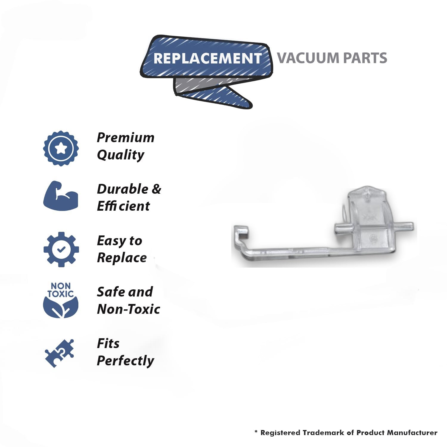 Topvacuumparts Replacement Part For Wessel Werk s 360 Vacuum Cleaner Neck Release # compare to part 10.1404-300