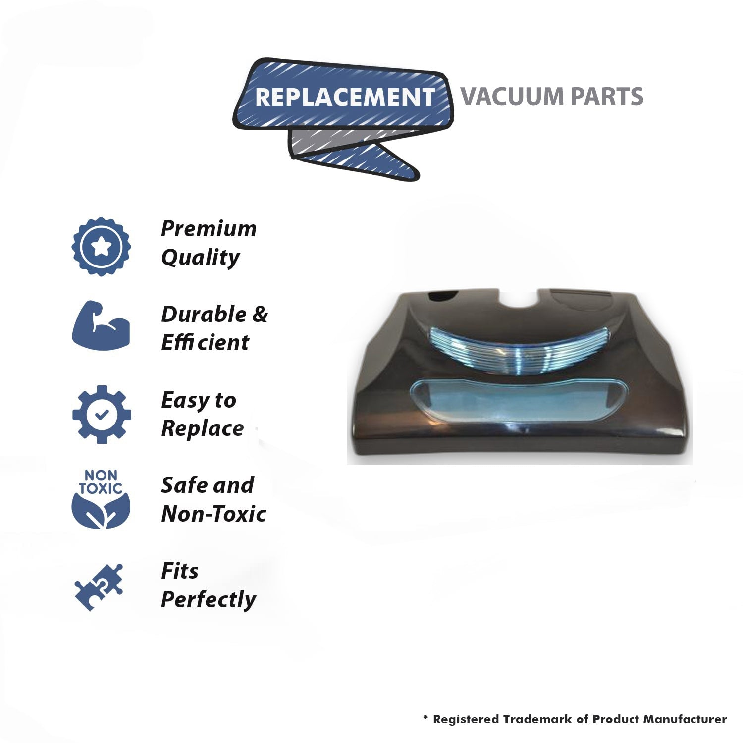 Topvacuumparts Replacement Part For Titan Vacuum Cleaner Power Nozzle Housing # 32-7225-06
