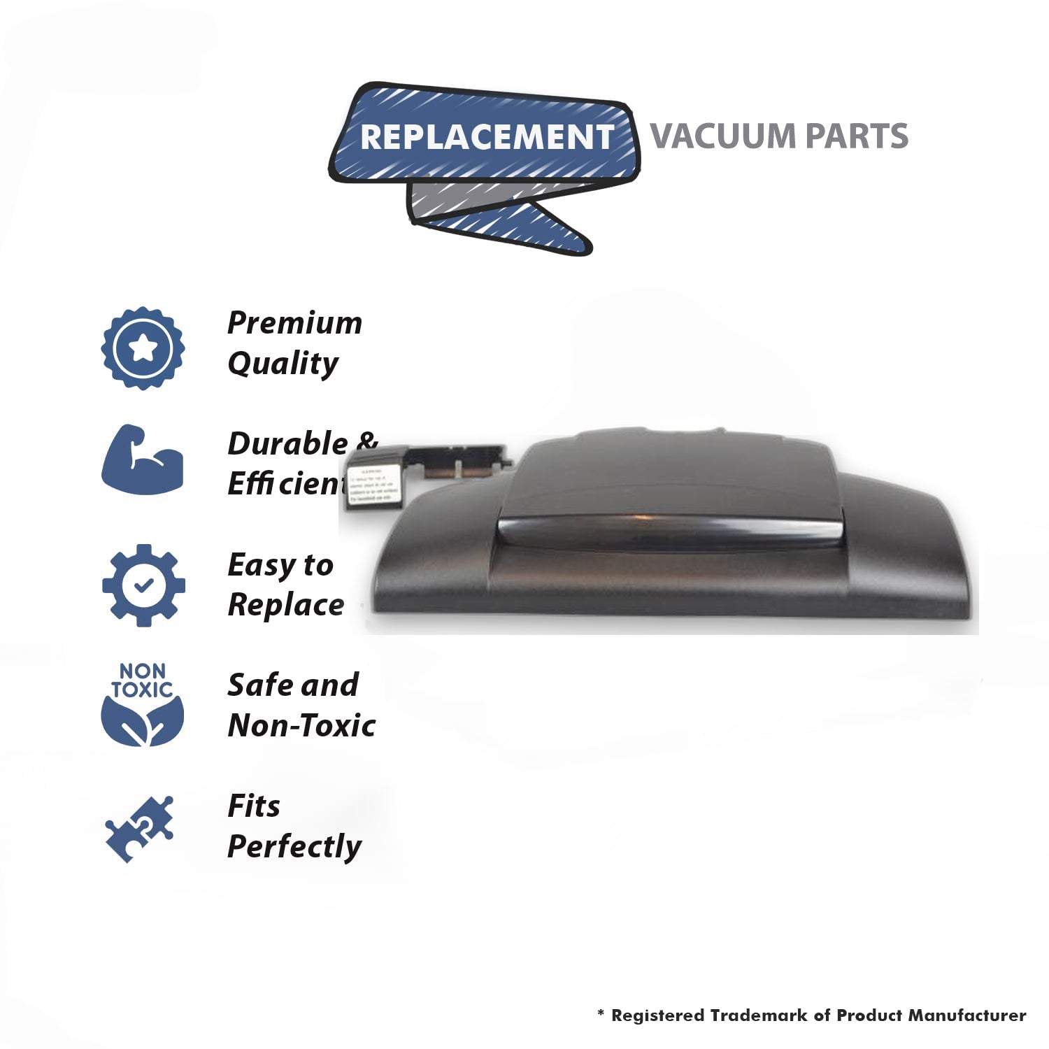 Topvacuumparts Replacement Part For Wessel Werk s EBK340 Vacuum Cleaner Nozzle Cover # compare to part 10.9011-336