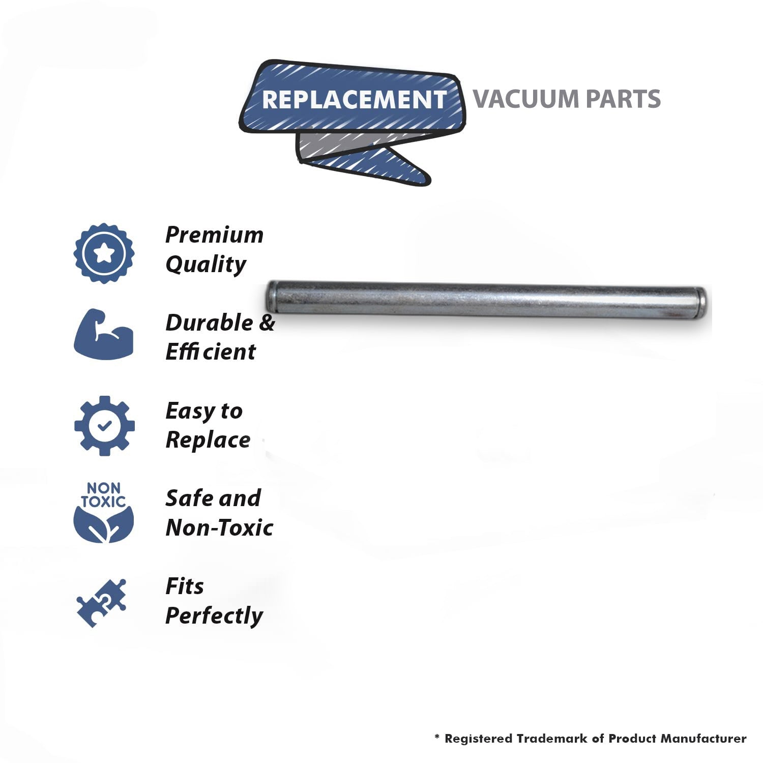 Topvacuumparts Replacement Part For Hoover S2037 Celebrity Power Nozzle Upright Vacuum Cleaner Wheel Shaft # compare to part 32543002