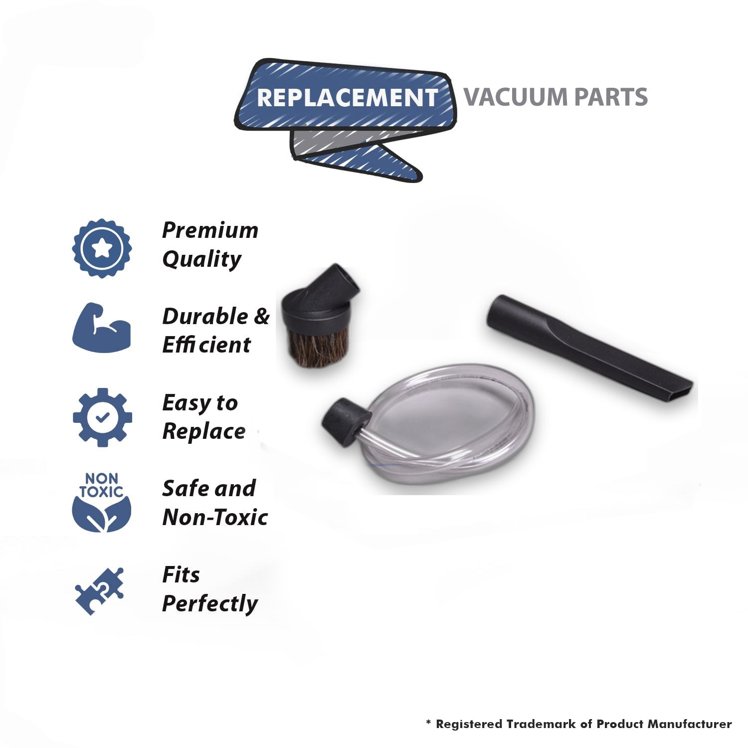 Topvacuumparts Replacement Part For Loveless 9 Piece Tool Kits # compare to part 4P22