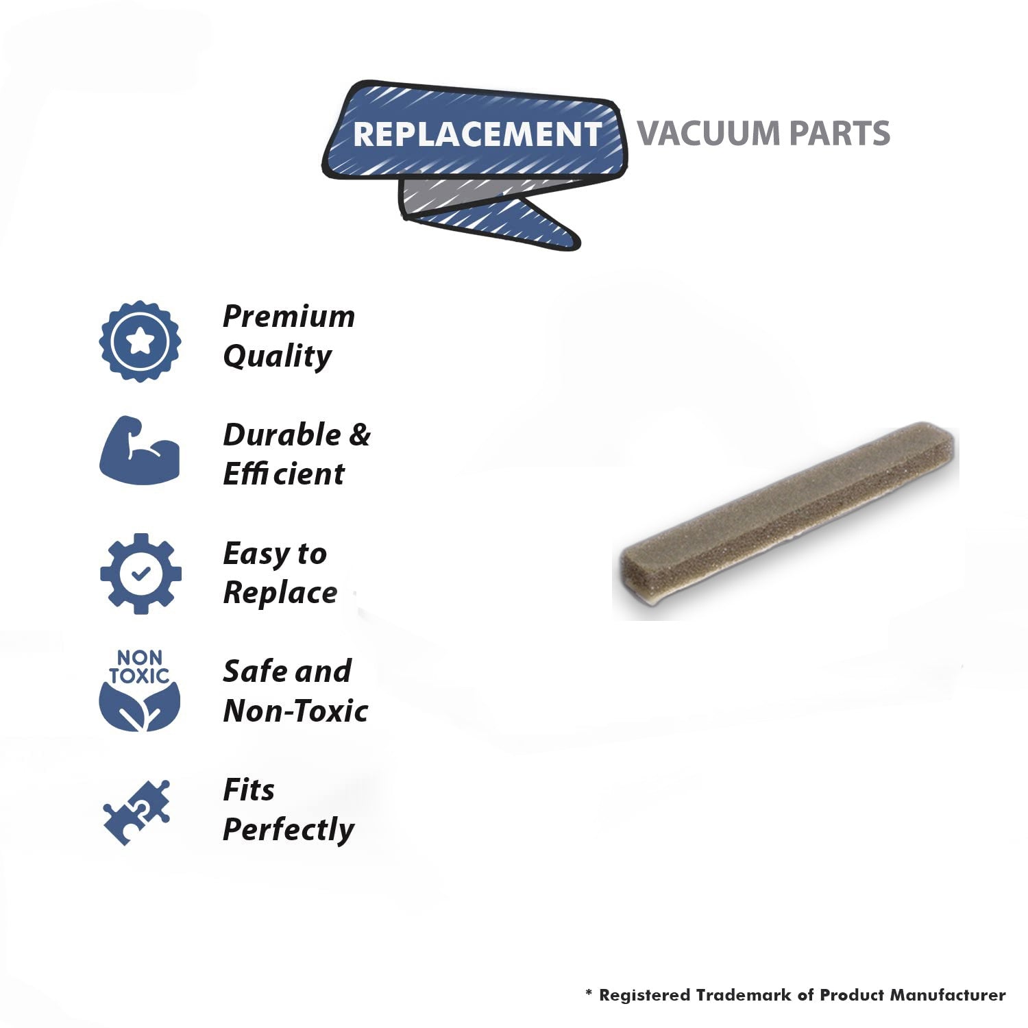 Topvacuumparts Replacement Part For Hoover Floor Care Upright Vacuum Cleaner Seal # compare to part 34122014